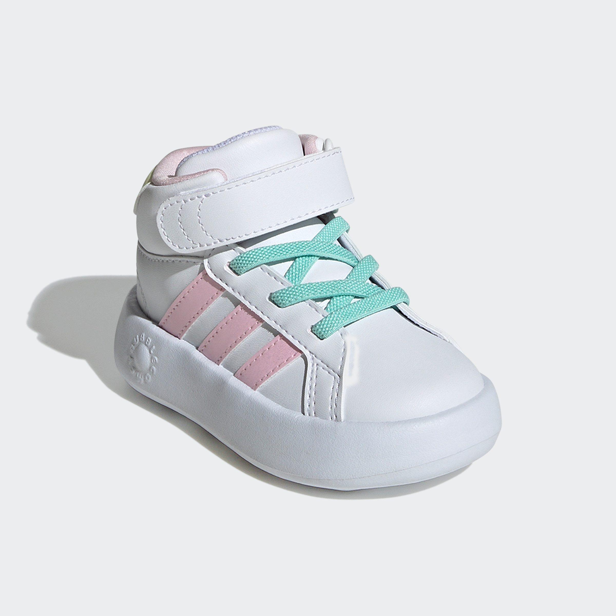 adidas Sportswear Sneakers GRAND COURT MID KIDS Design geïnspireerd op de adidas Superstar, voor kinderen