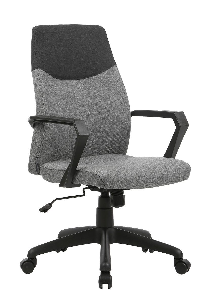 byLIVING Bureaustoel Edgy met moderne geweven bekleding in twee kleuren, comfortabel, met schommelmechanisme