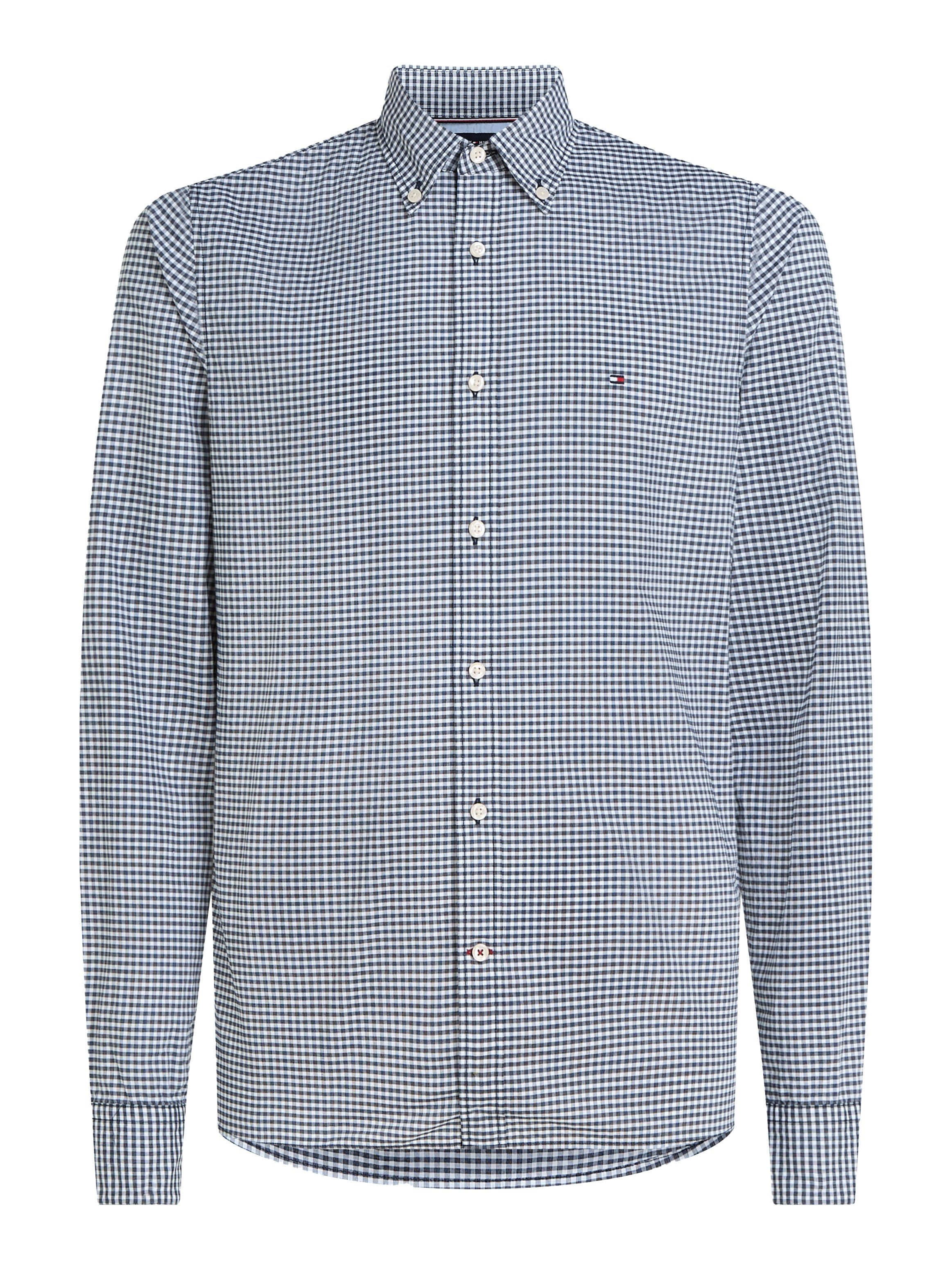 Tommy Hilfiger Geruit overhemd FLEX TEXTURED GINGHAM SF SHIRT