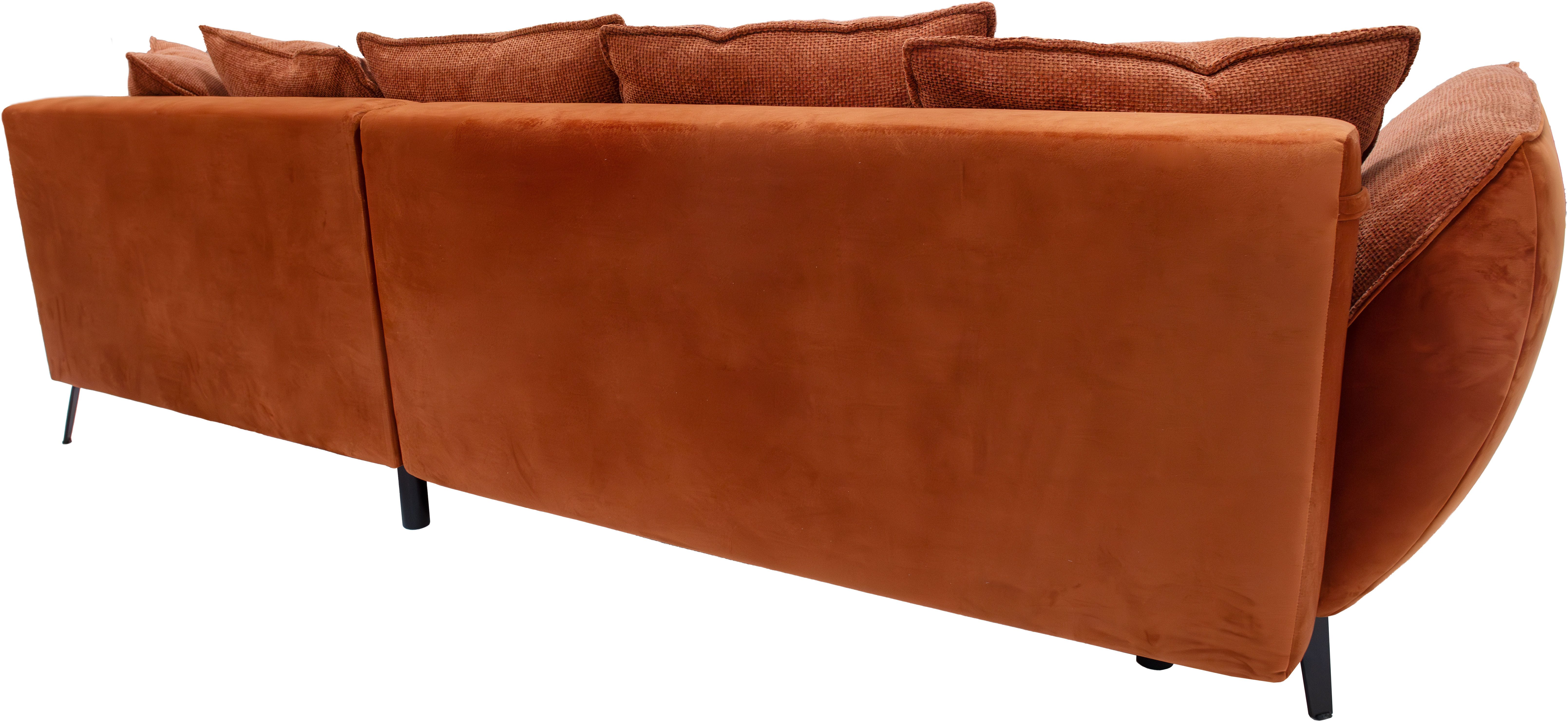 exxpo - sofa fashion Hoekbank Midway met eenvoudige Easy-Lift bedfunctie, comfortabel en modern