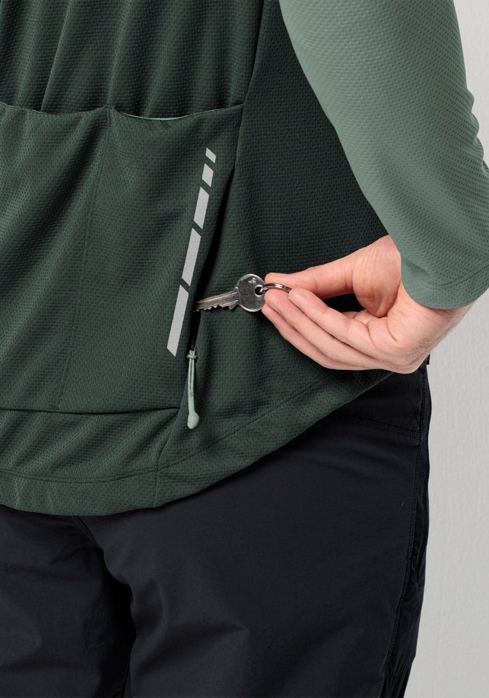 Jack Wolfskin Fietsjack MOROBBIA FZ L/S M