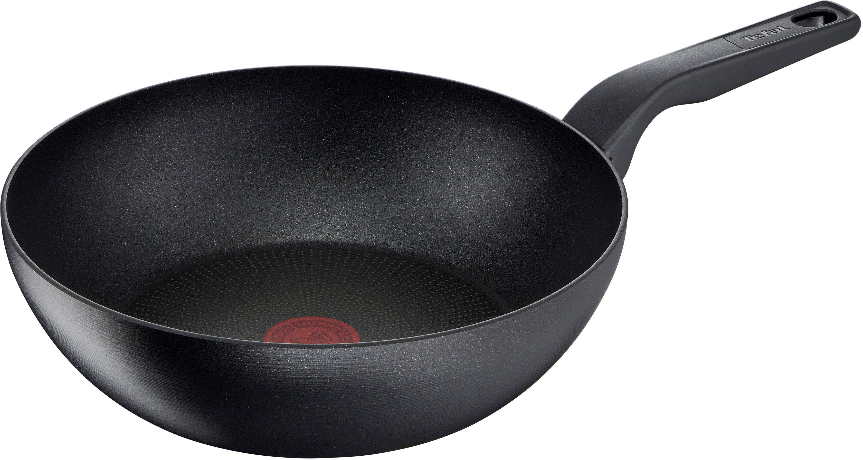 Tefal Wok Hard Titanium Pro Anti-aanbak coating, inductie, temperatuurindicator, Ø 28 cm