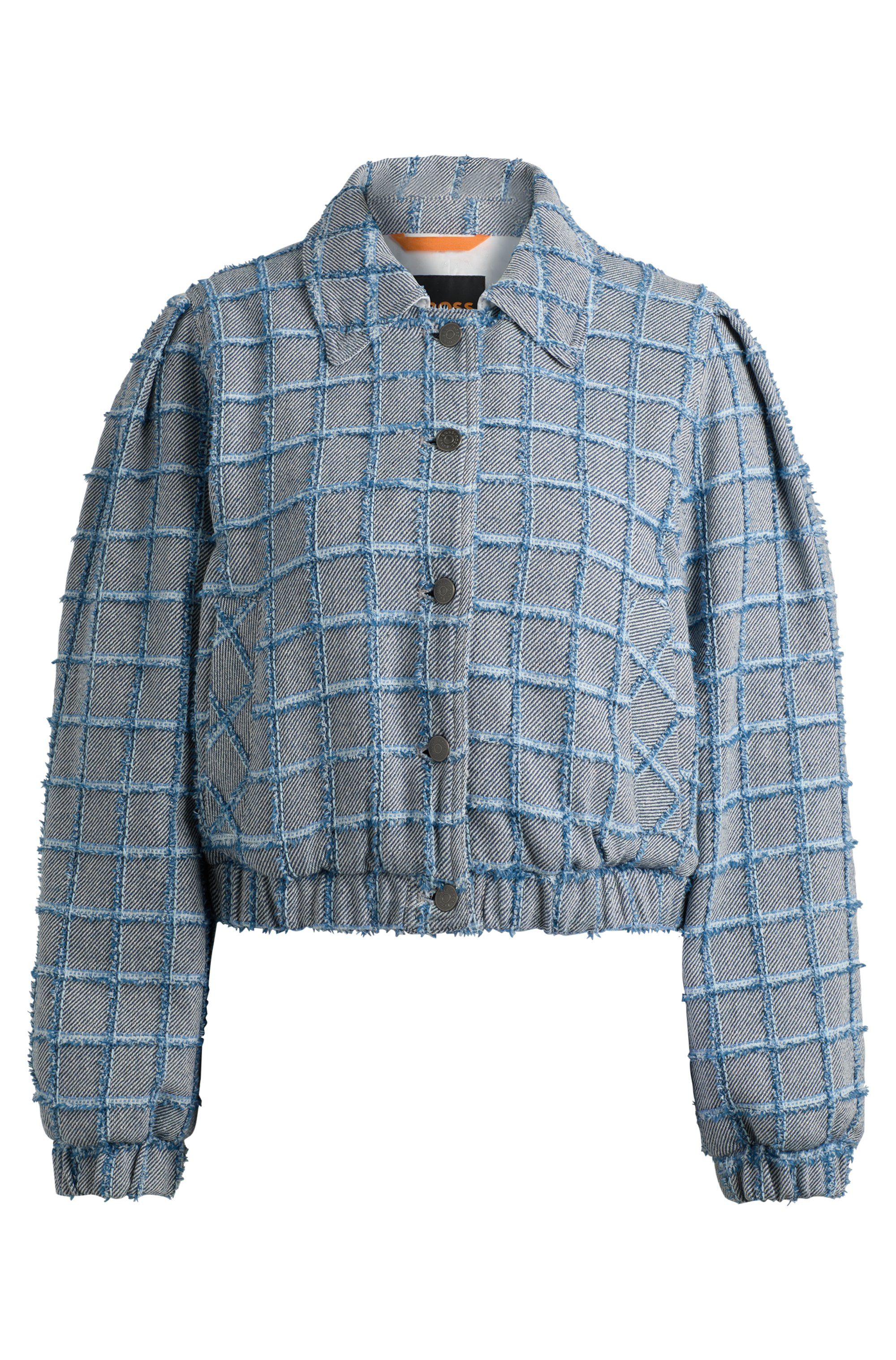 Boss Orange Korte blazer C_Jeofila met knoopsluiting