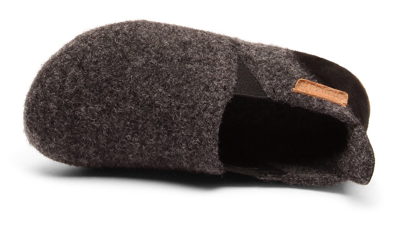 Bisgaard Pantoffels Sailor wool Peuterschoen met lamswol, maatsjabloon om te downloaden