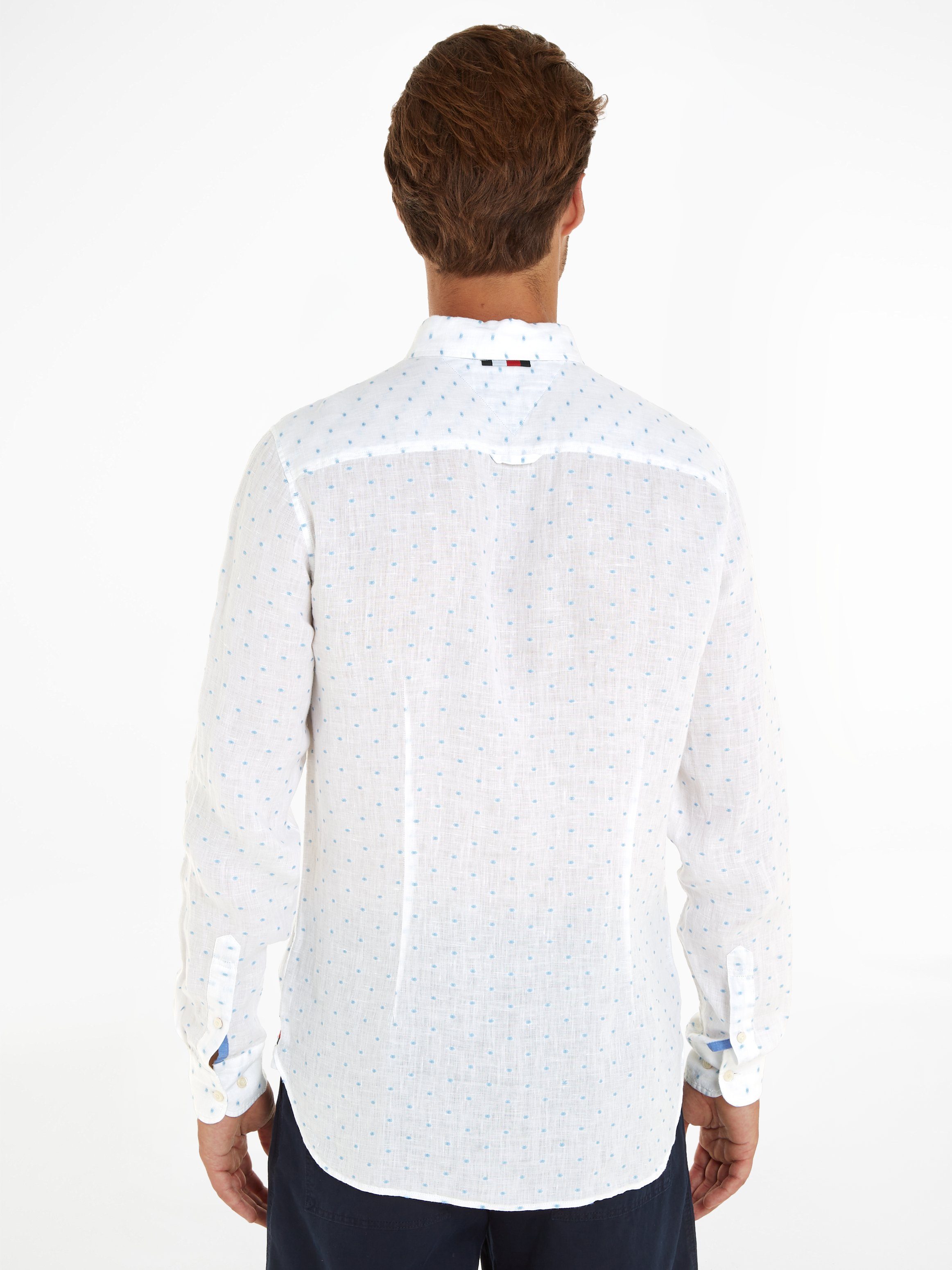 Tommy Hilfiger Overhemd met lange mouwen LINEN FIL COUPE SF SHIRT