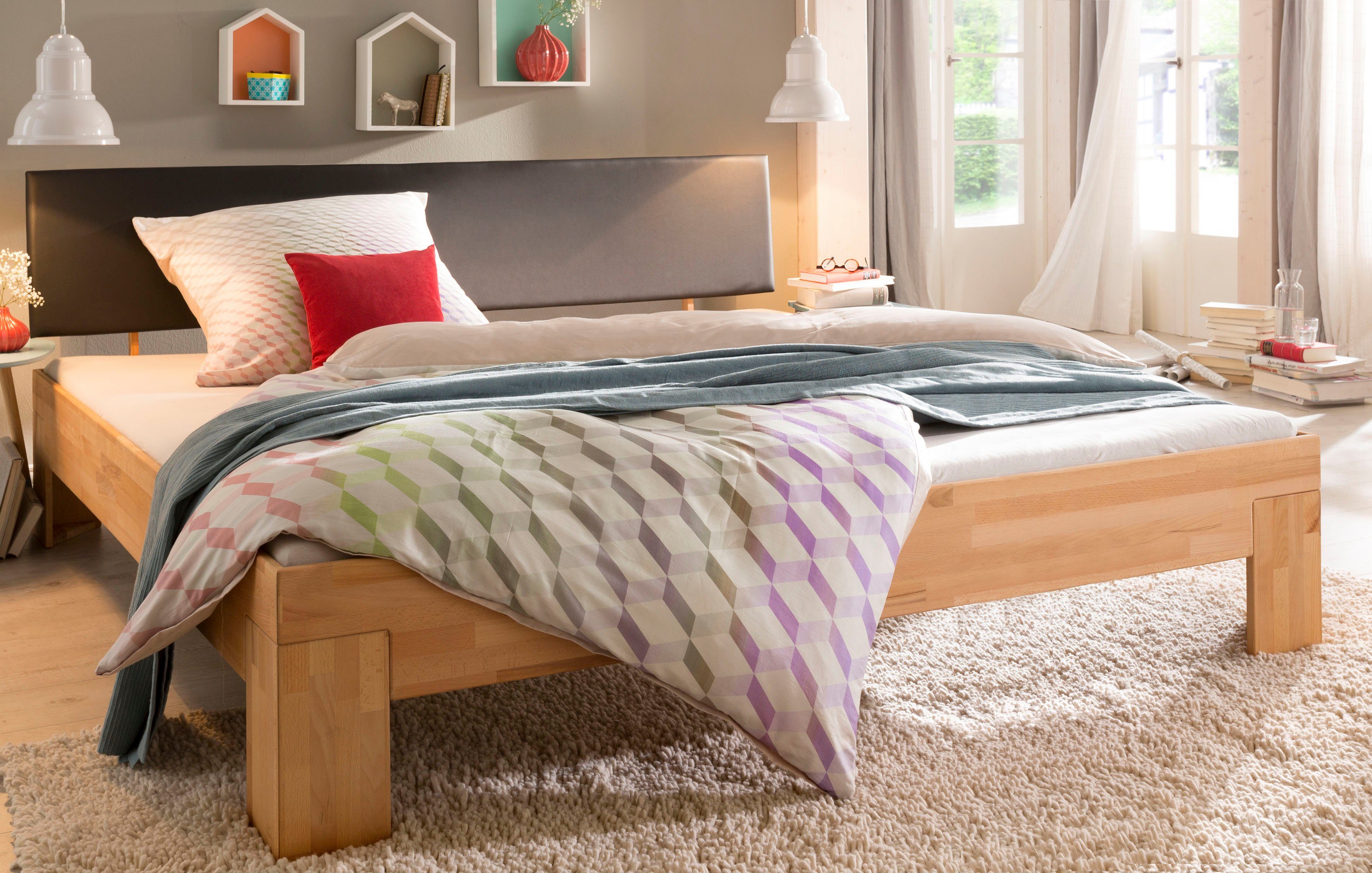 Home affaire Massief houten ledikant Toronto optioneel met of zonder hoofdsteun, van fsc®-gecertificeerd beukenhout
