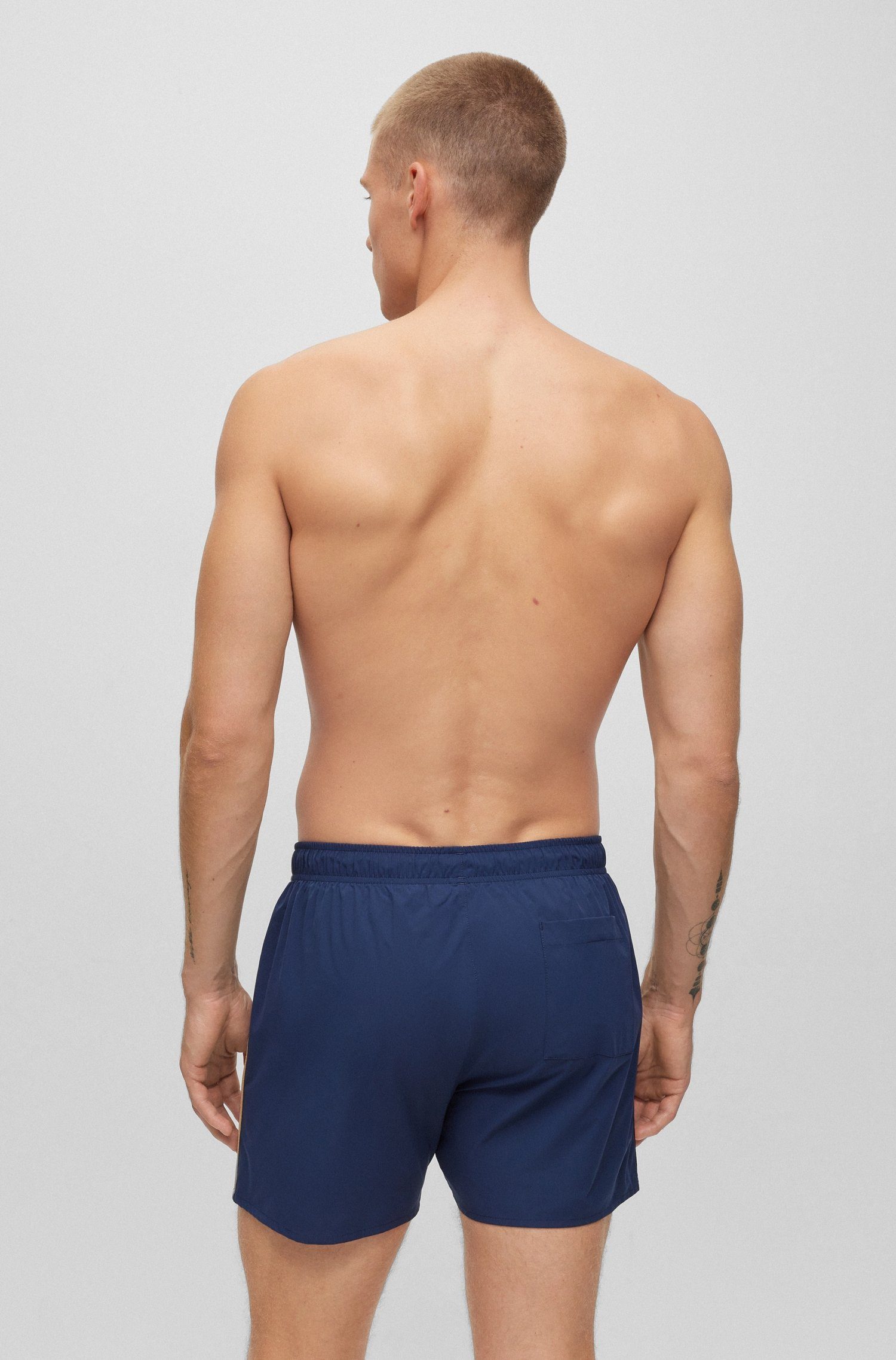BOSS Zwemshort Iconic met achterzak