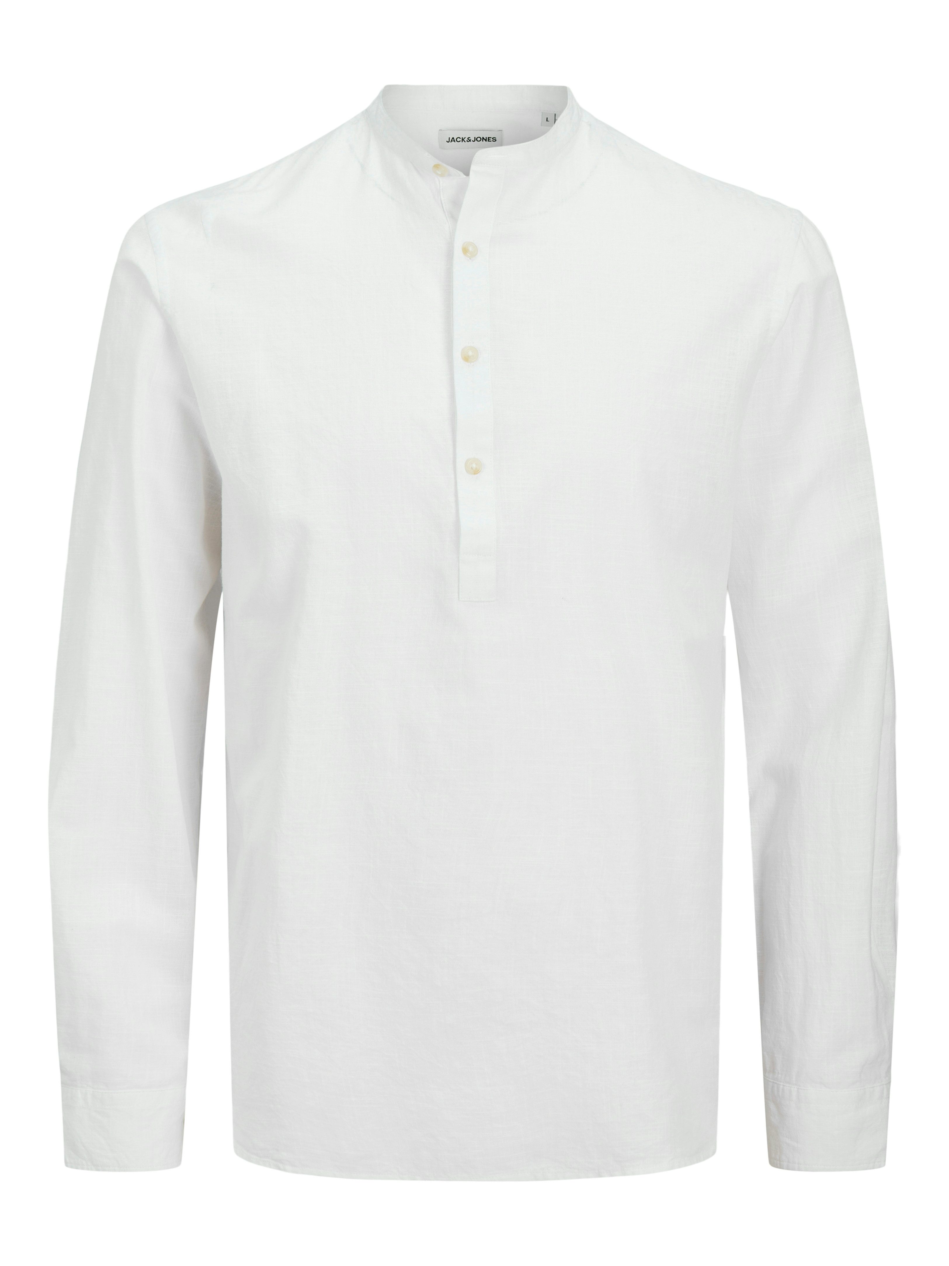 Jack & Jones Overhemd met lange mouwen JJESUMMER HALF PLACKET SHIRT LS SN