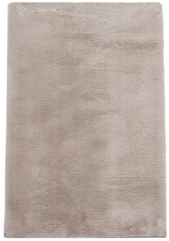 Carpet City Badmat Topia Mats, badmat uni Hoge pool, konijnenvacht-touch, polyester, badmat, wasbaar (1 stuk)