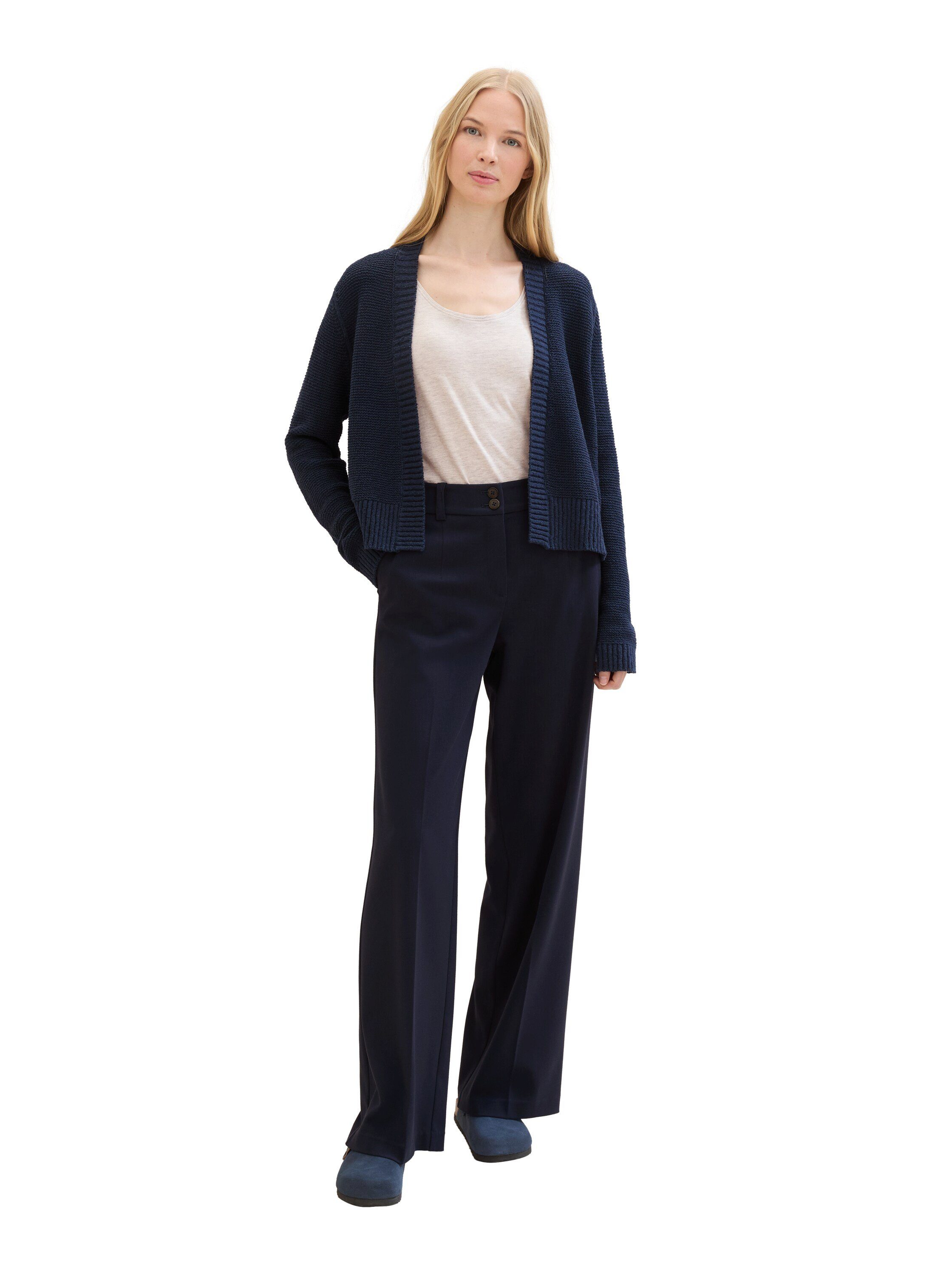Tom Tailor Cardigan met brei-elementen