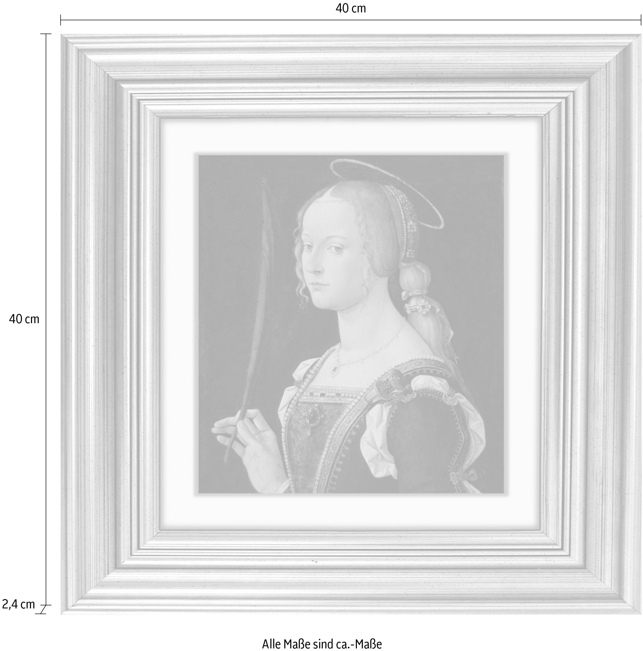 queence Artprint op acrylglas Vrouw Fine Art-print in galeriekwaliteit