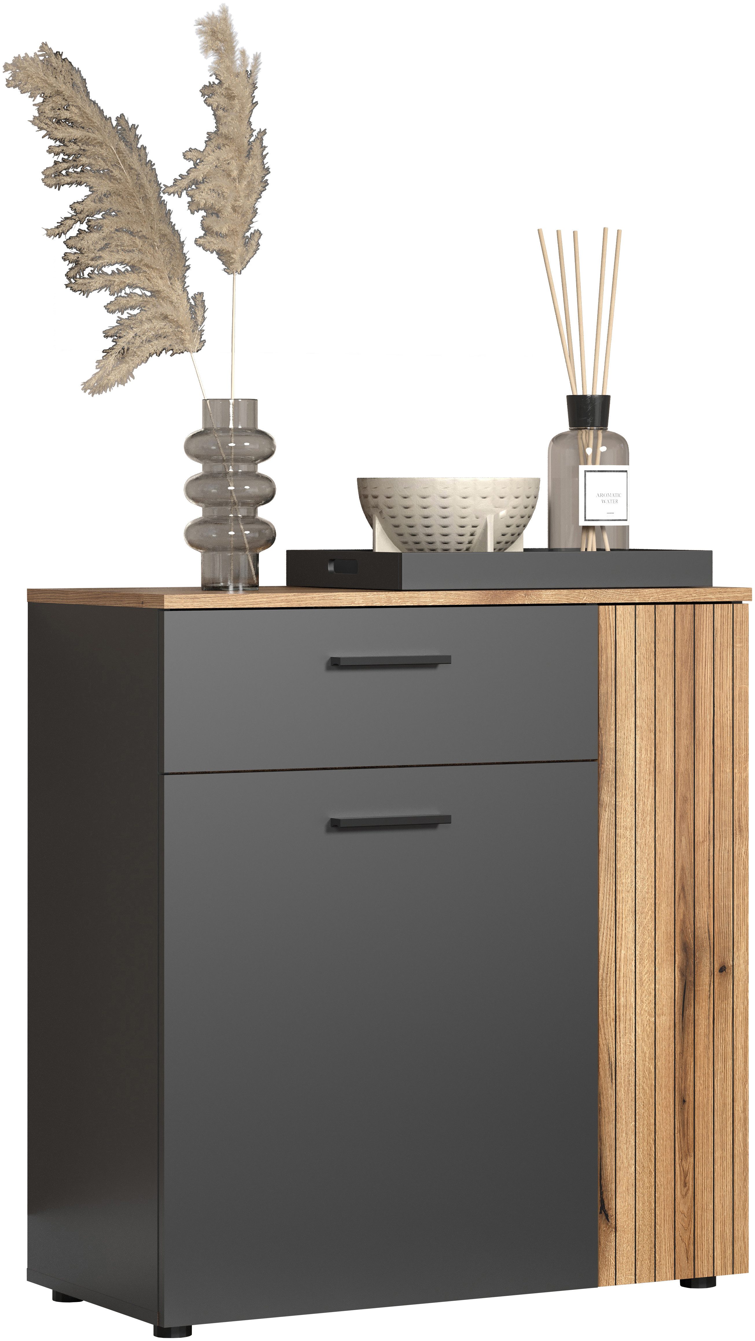 INOSIGN Kast Estepona Opbergkast voor vele ruimtes - (B/D/H) 80/38/86 cm (1 stuk)