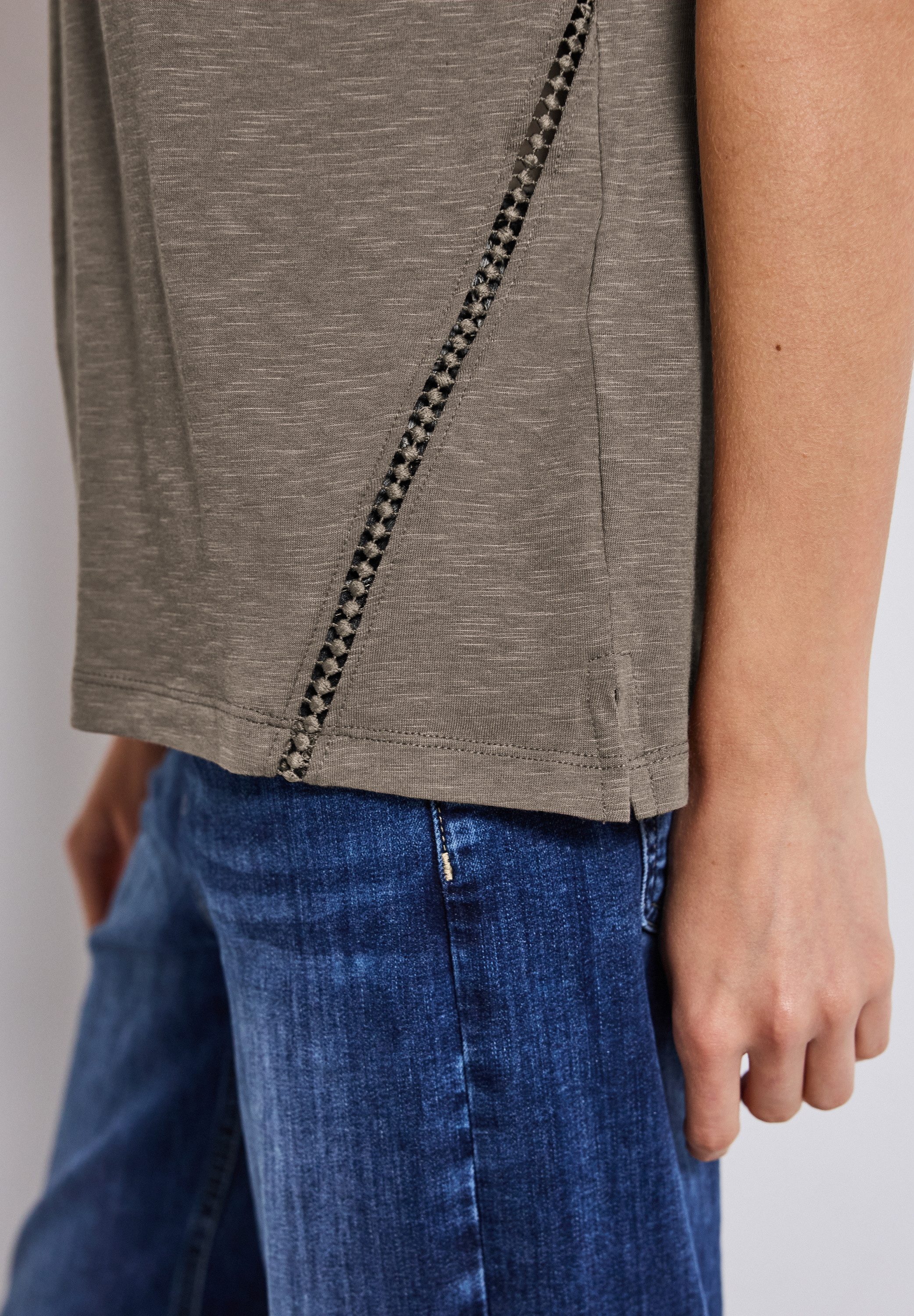 STREET ONE Shirttop met gehaakte details
