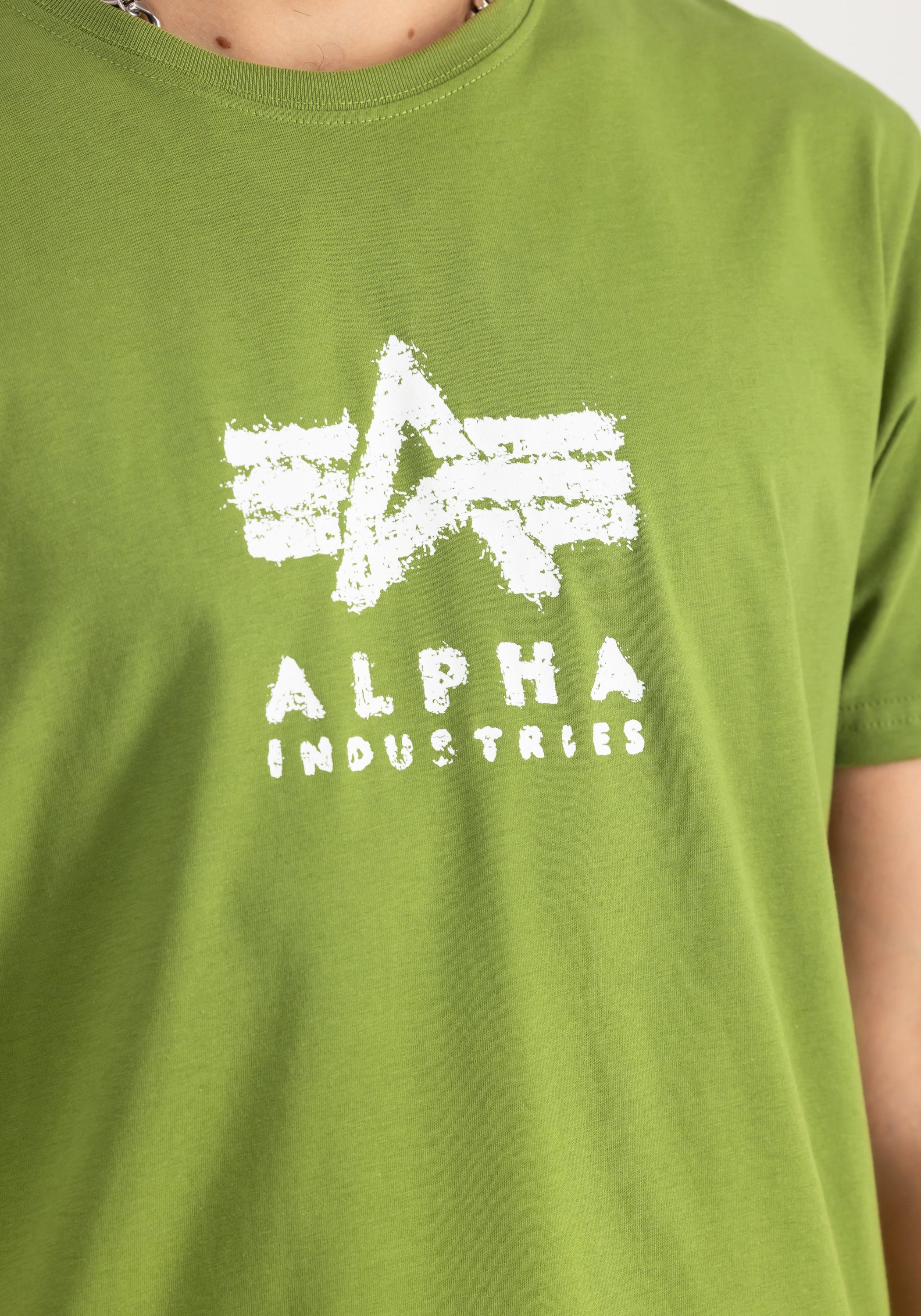 Alpha Industries T-shirt Grunge Logo T-Shirt