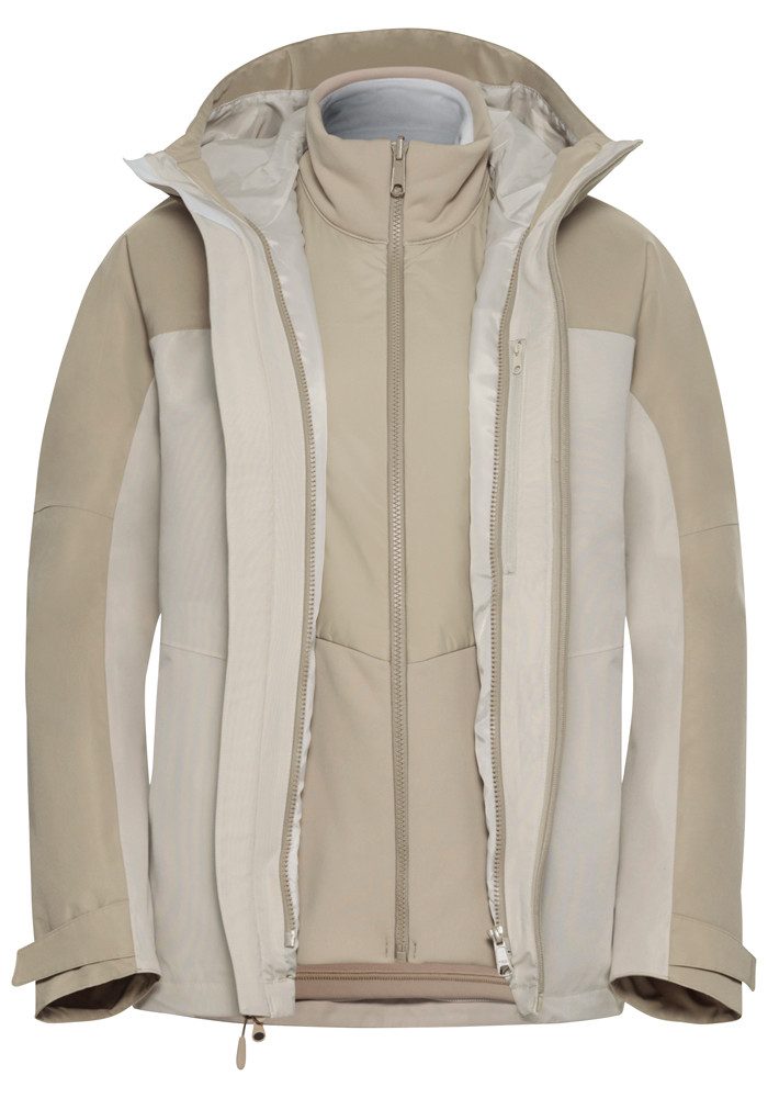 Jack Wolfskin Functioneel 3-in-1-jack WILD PLACES 3IN1 JKT W