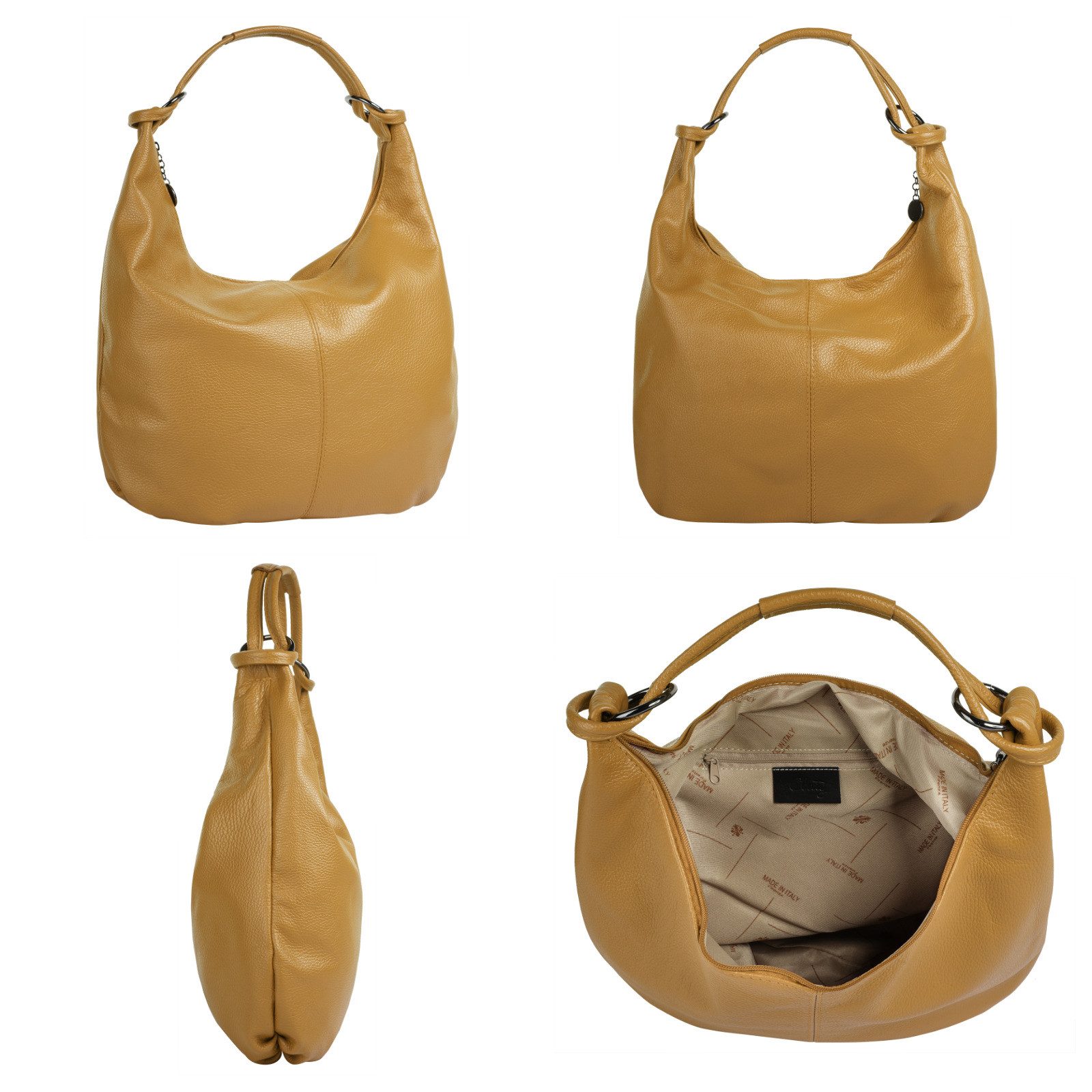 Cluty Shopper echt leer, made in italy