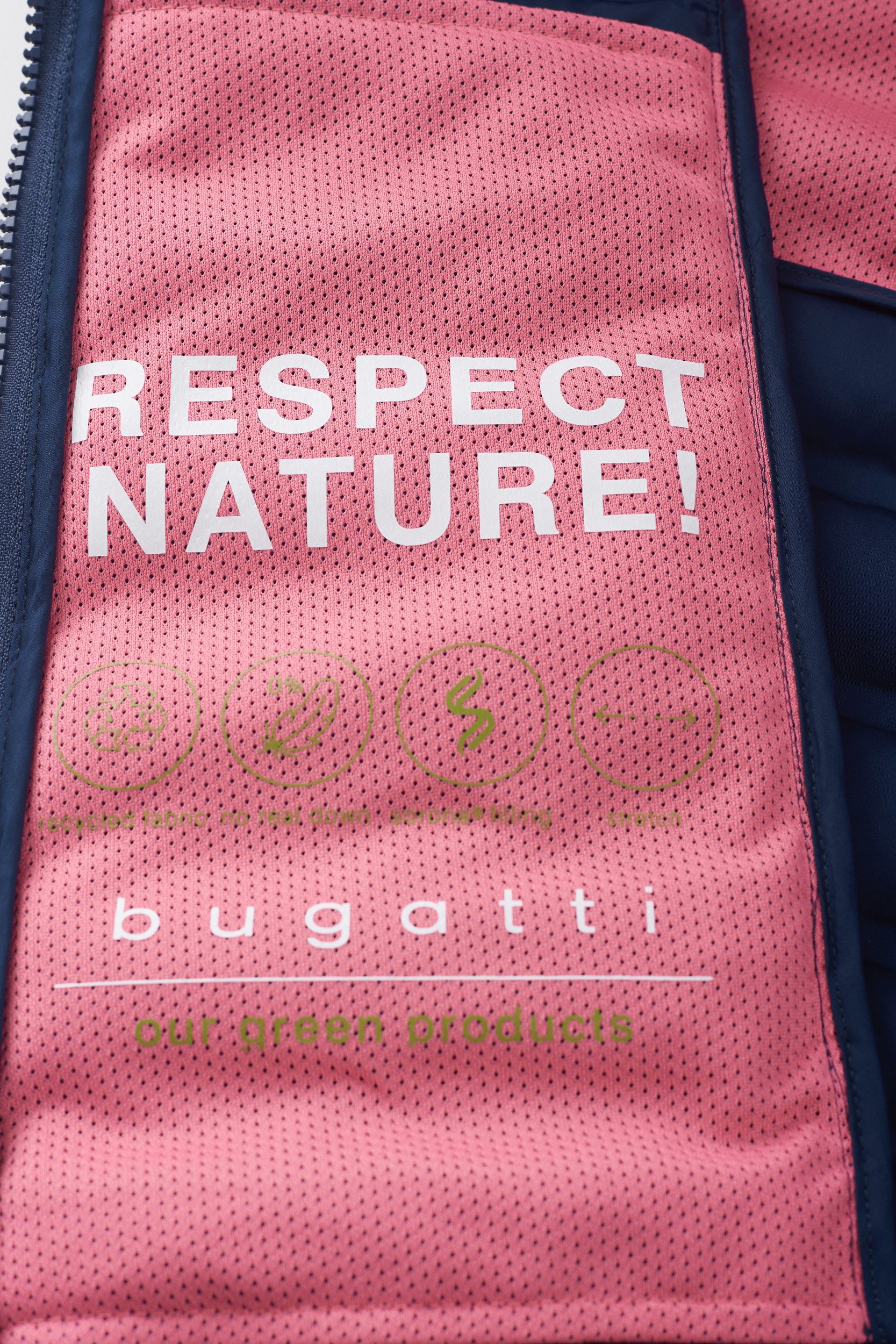 Bugatti Bodywarmer in stiksel-look