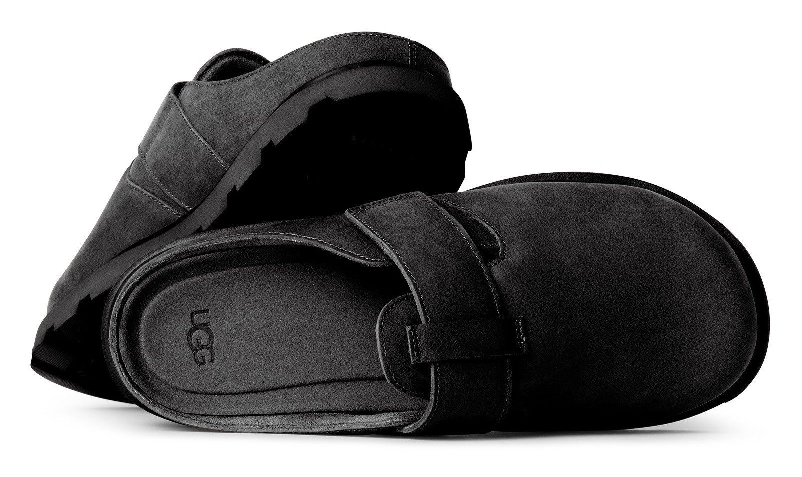 UGG Clogs SOLANO CLOG , flats, mules met leren binnenzool
