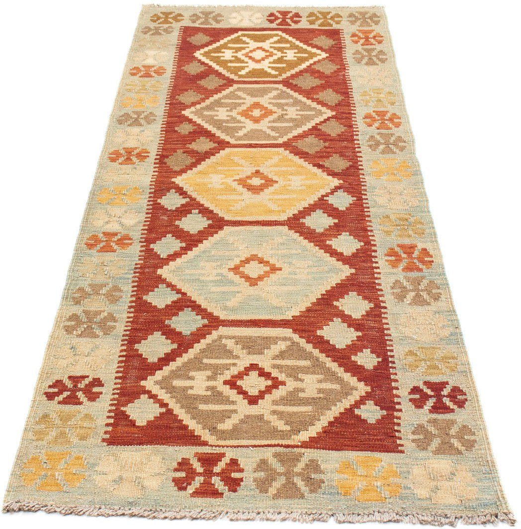 morgenland Loper Kelim medaillon beige 203 x 70 cm Oriëntaalse look