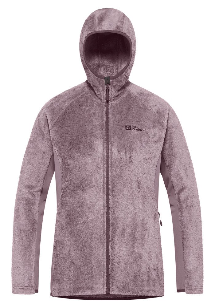 Jack Wolfskin Fleecejack ROTWAND HOODED FZ W