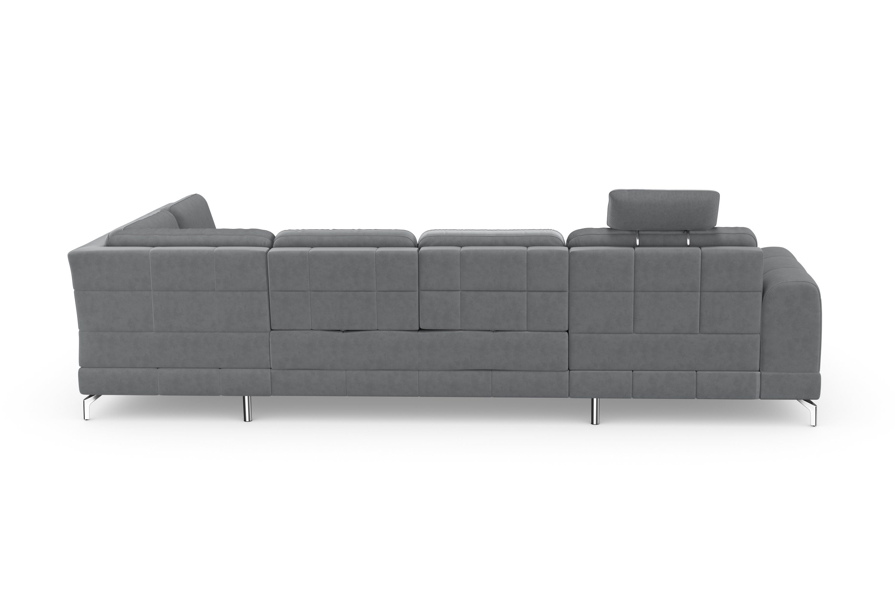sit&more Zithoek Bendigo U-vorm inclusief zitdiepteverstelling, bodemvrijheid 12 cm, in 2 pootkleuren