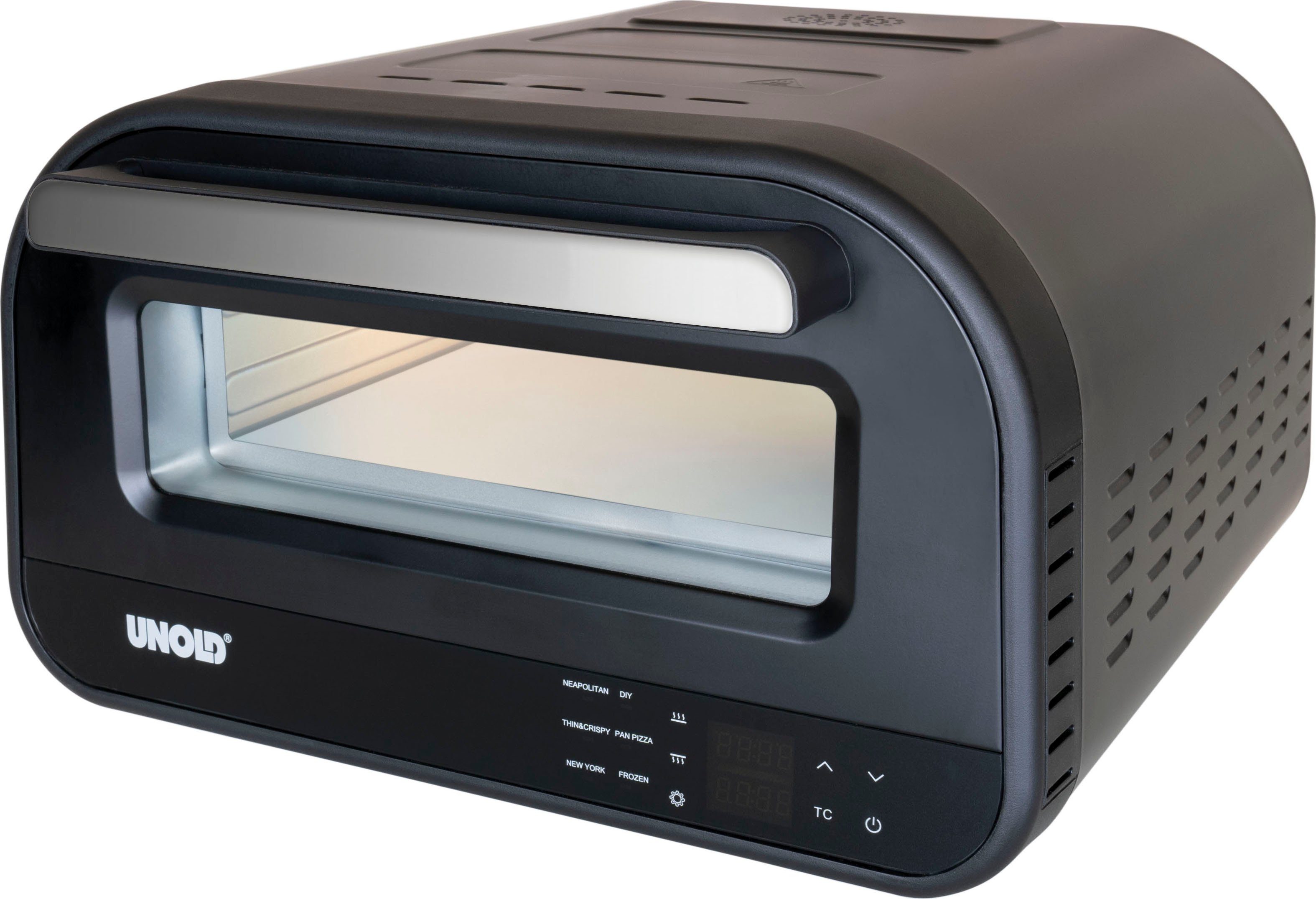 Unold Pizza-oven Don Luigi 68815 met hittebestendige glasvezel deurafdichting