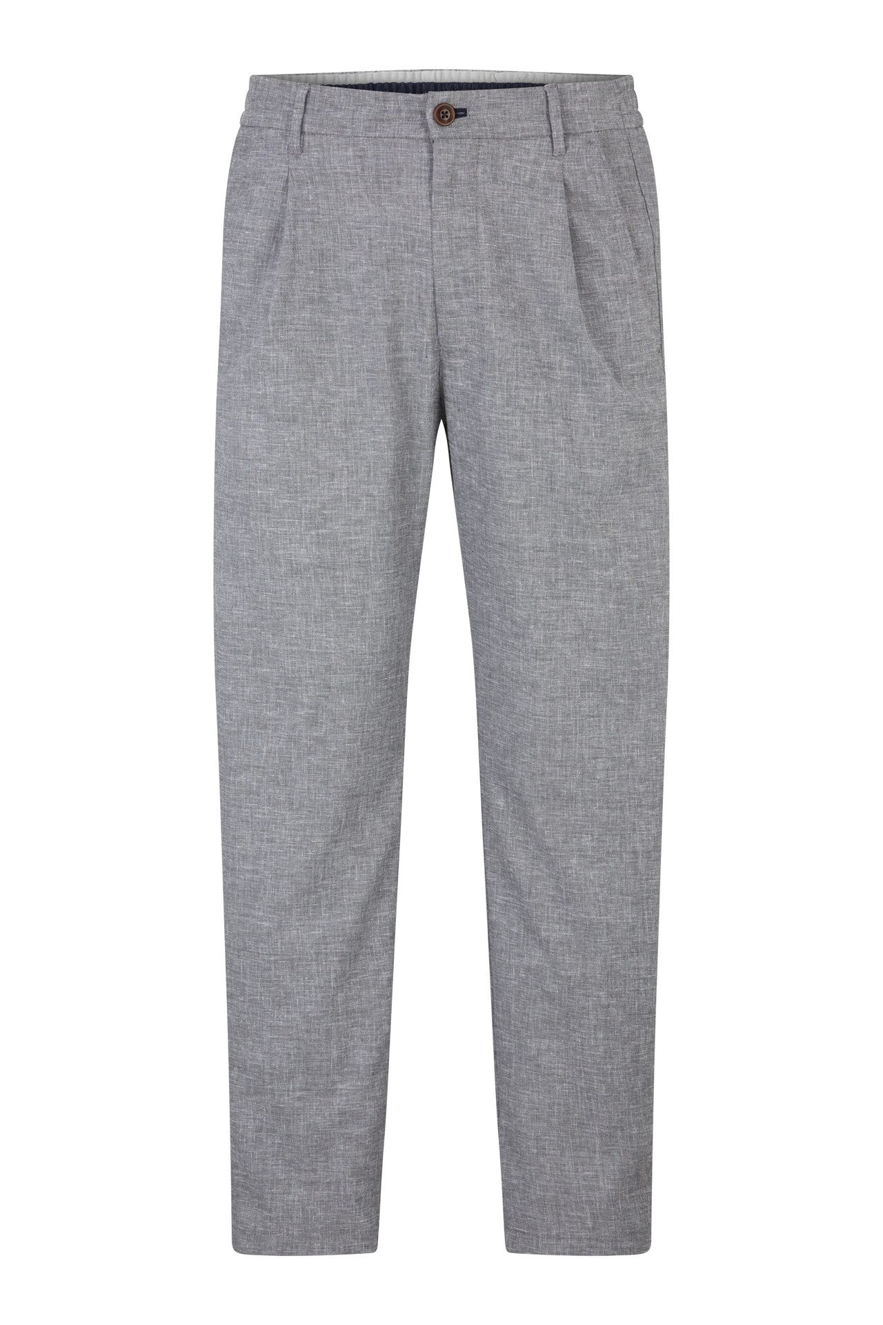 Joop Jeans Bandplooibroek LEAD in gemêleerde look, taille gedeeltelijk elastisch