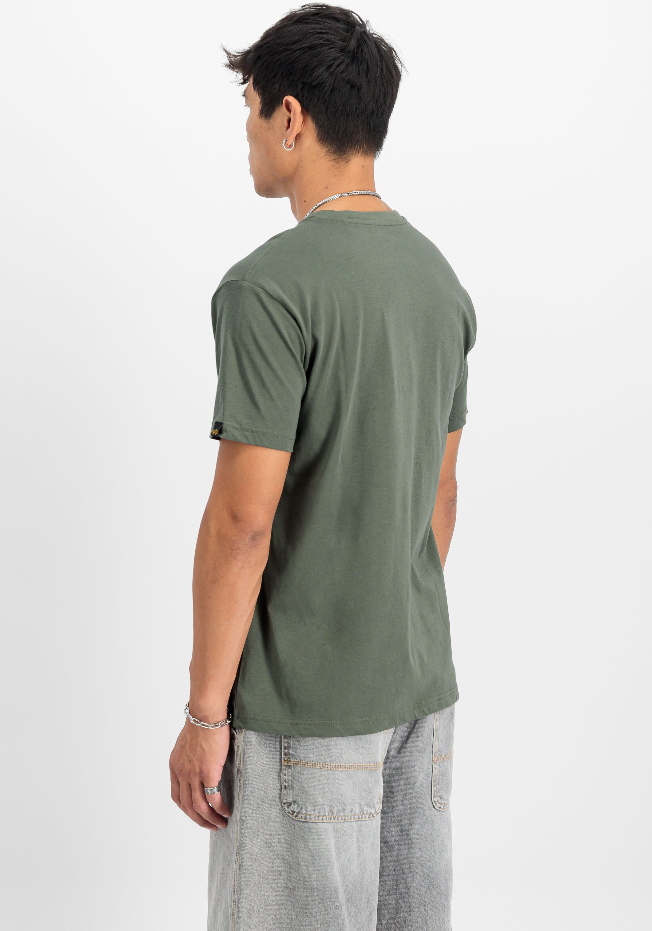 Alpha Industries Shirt met ronde hals Basic T Small Logo 2 Pack (set, 2-delig)