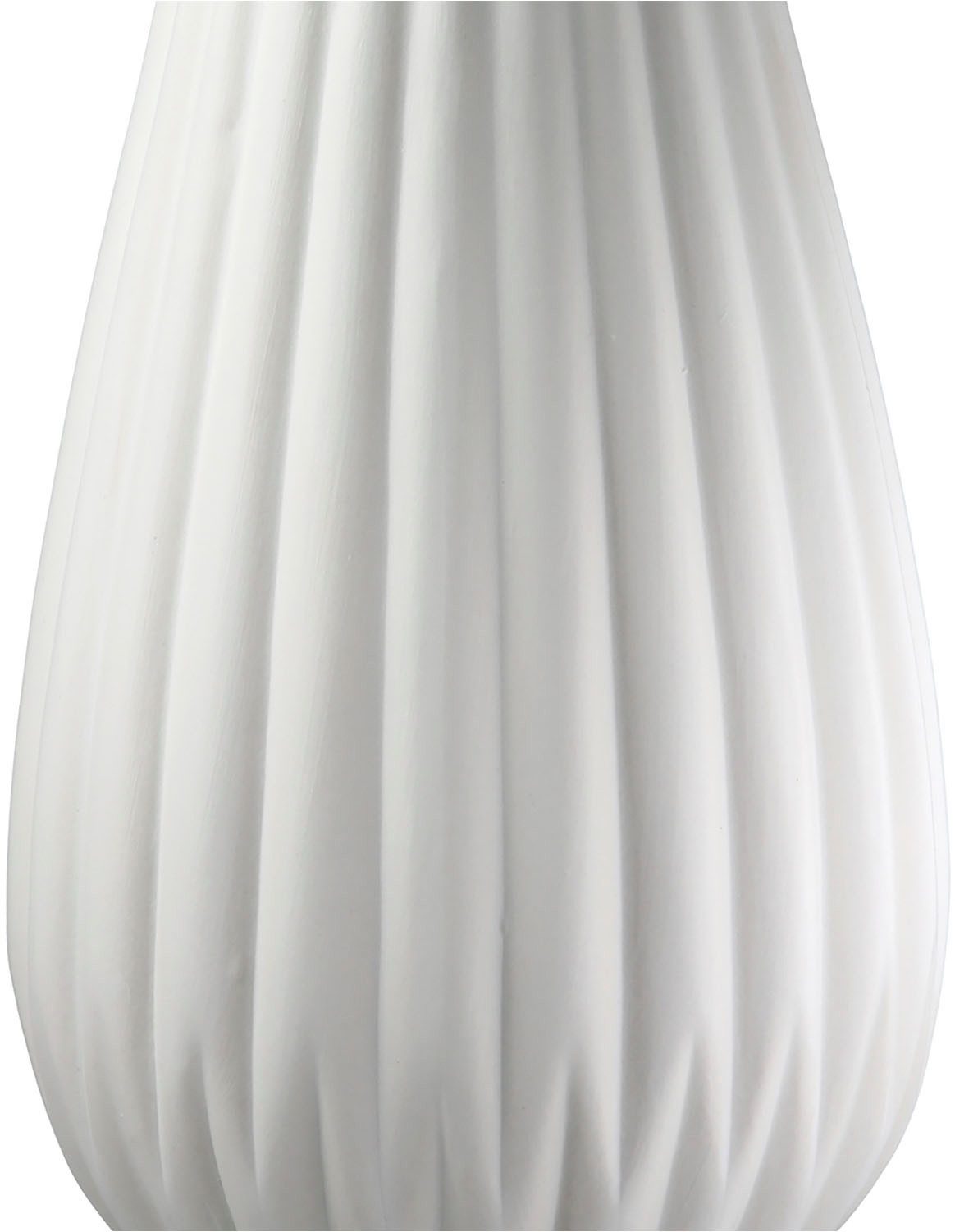Casablanca by Gilde Tafelvaas 2-delig set vaas Piega wit H.17 cm (1 stuk)
