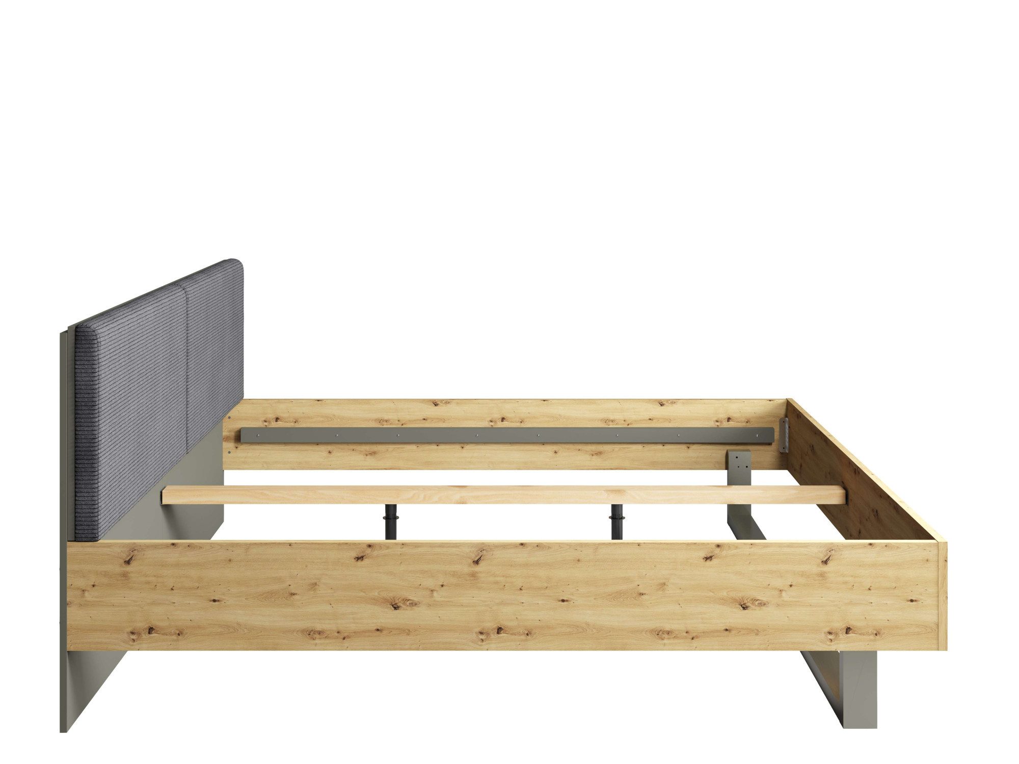 INOSIGN Gestoffeerd bed Bed Loreto, afmetingen: B/D/H 185,5/211/98 cm