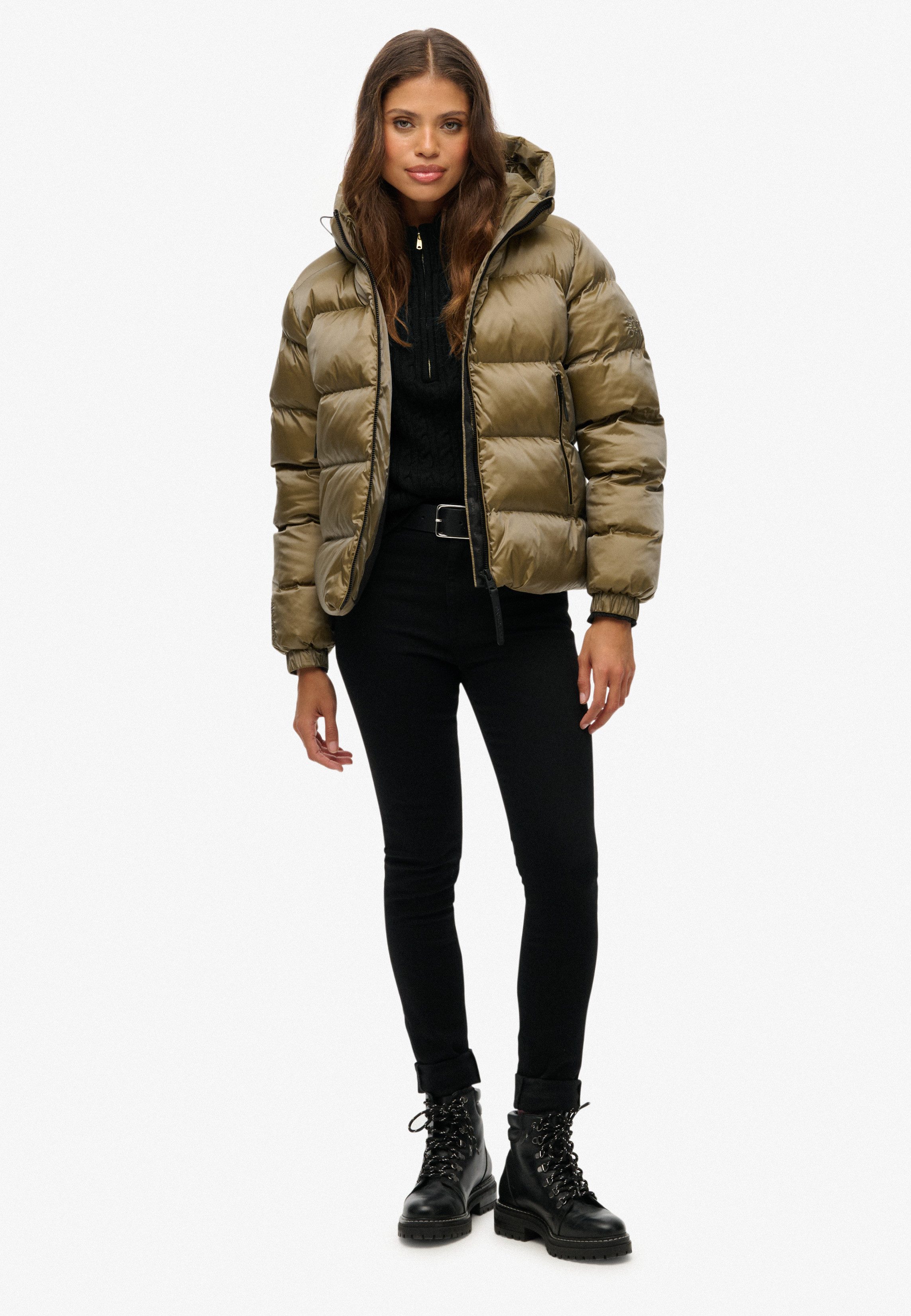 Superdry Gewatteerde jas HOODED LUXE SPORTS PUFFER