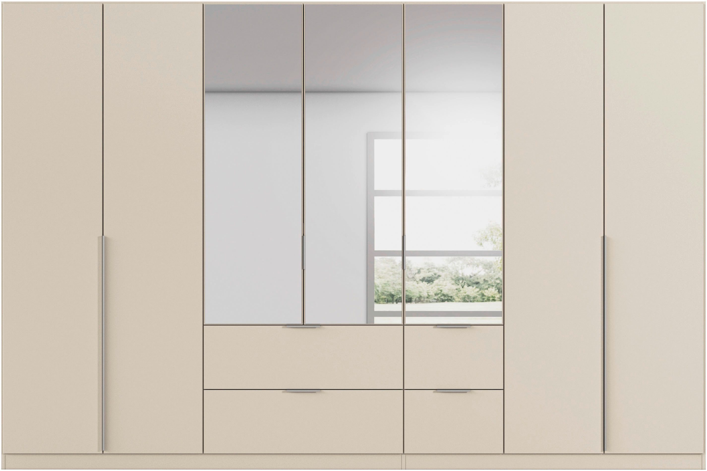 rauch Draaideurkast Kledingkast kast garderobe AGORDO met decor- of hoogglansfront