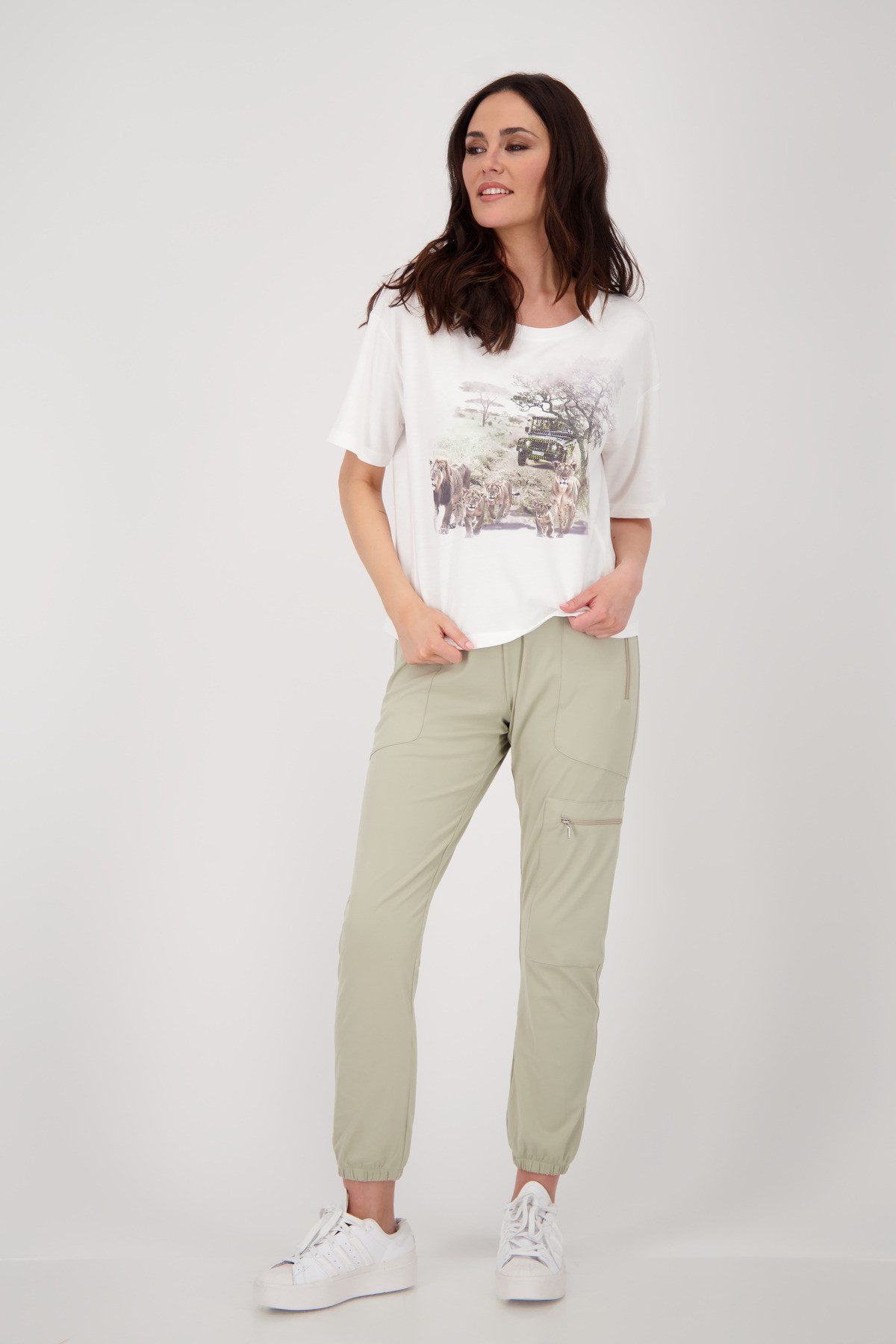 Monari Shirt met ronde hals Met een ronde hals