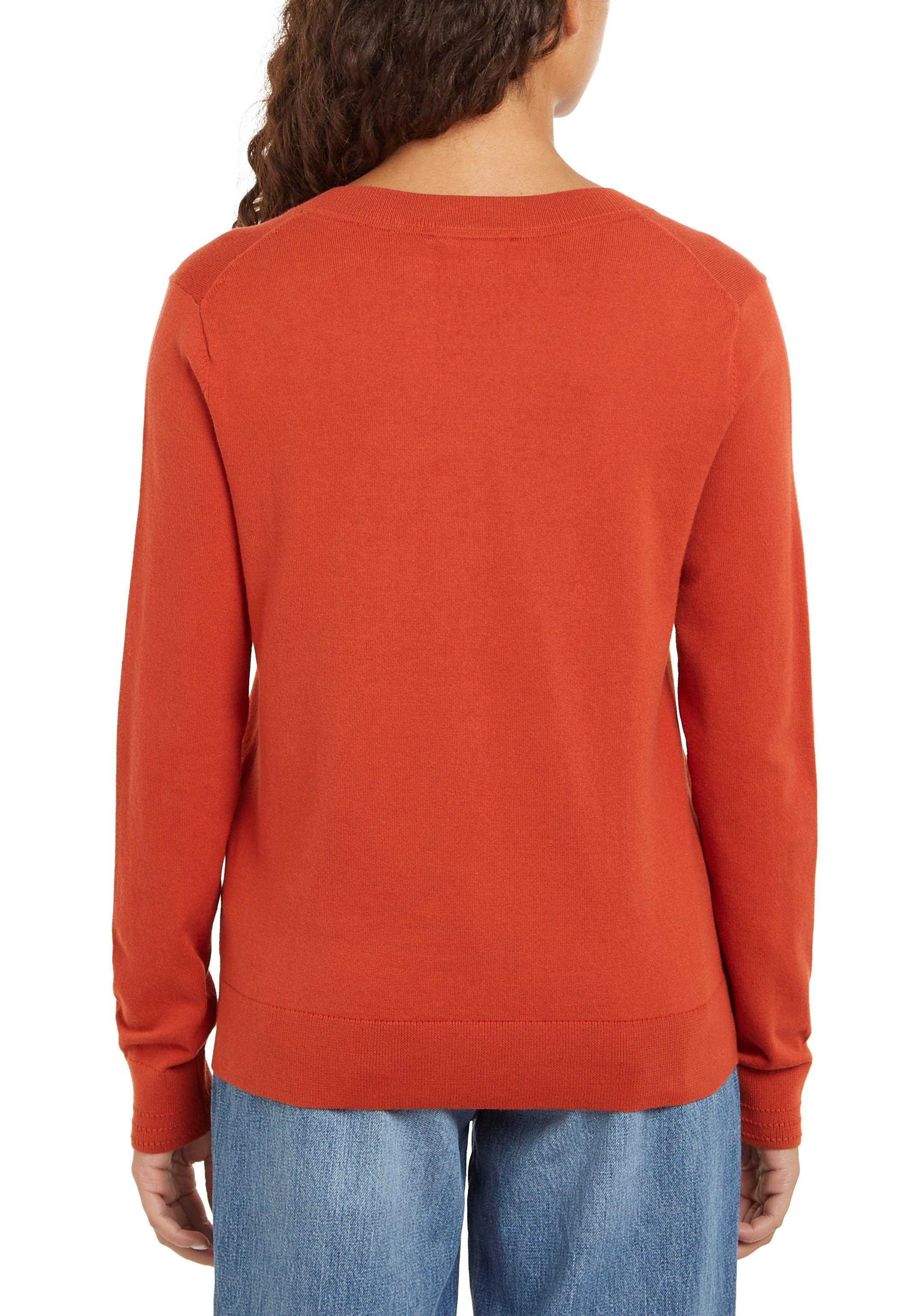 Tommy Hilfiger Trui met V-hals met logoborduursel