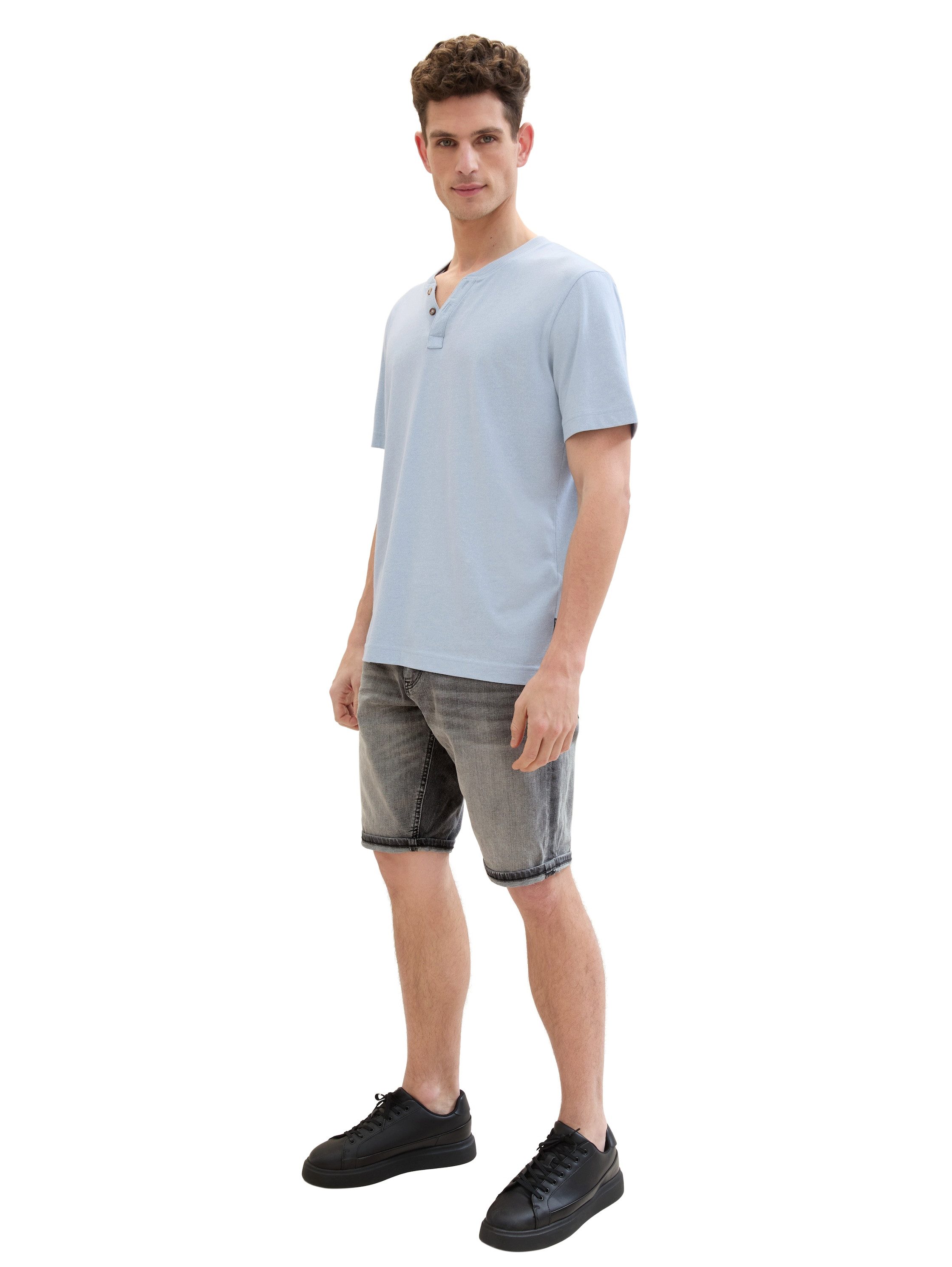 Tom Tailor Jeansbermuda Josh in lichte wassing