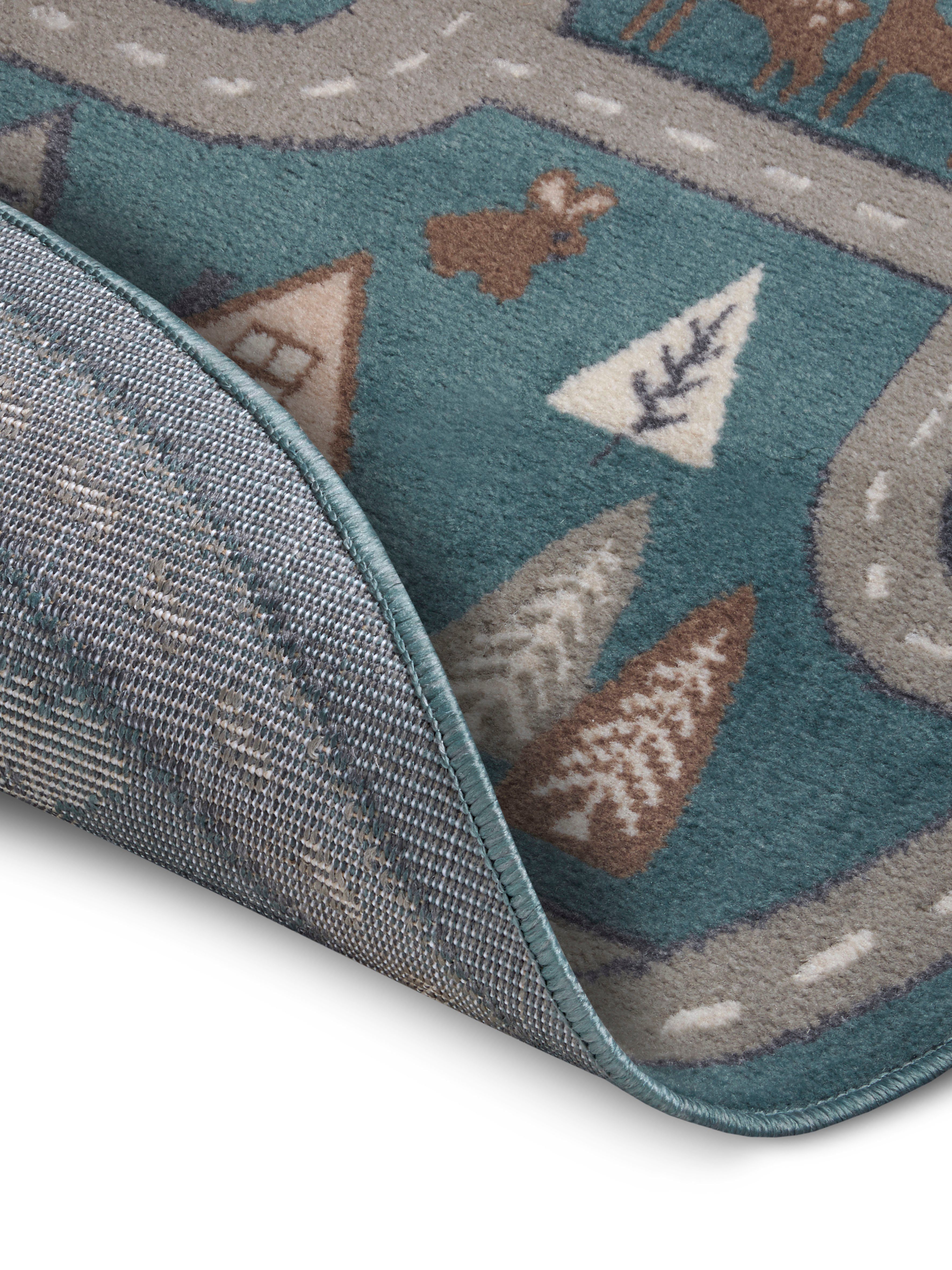 HANSE Home Kindervloerkleed Adventures Streets Speeltapijt, stevig, kinderkamer, kortpolig, speelondergrond