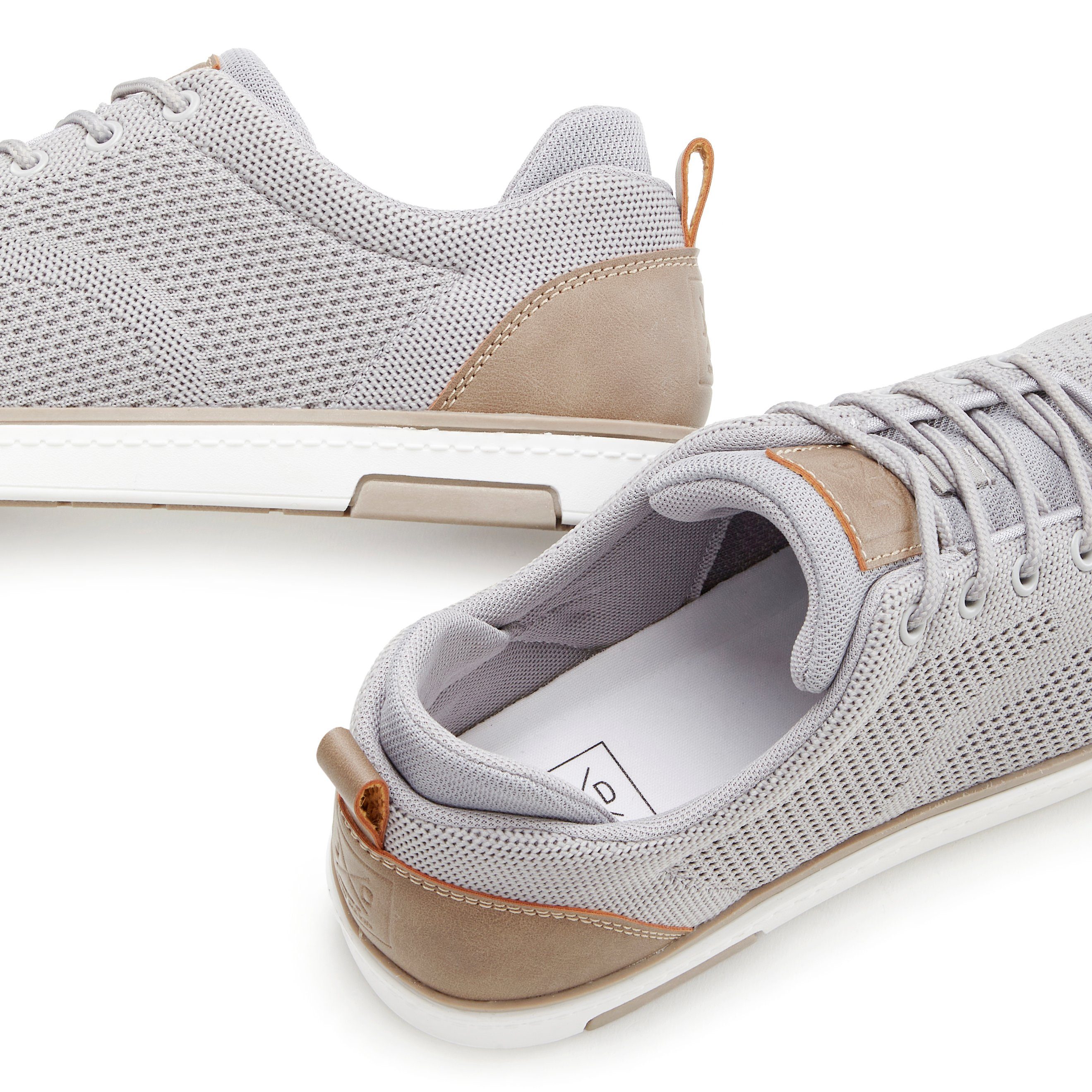 John Devin Sneakers met mesh-look, vrijetijdsschoen, lage schoen unisex vegan