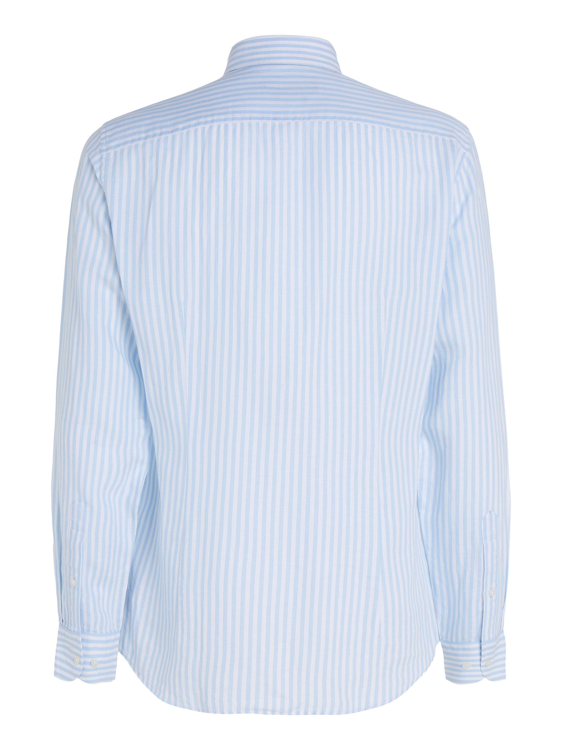Tommy Hilfiger Overhemd met lange mouwen CL W-COTTON LINEN STRIPE SHIRT