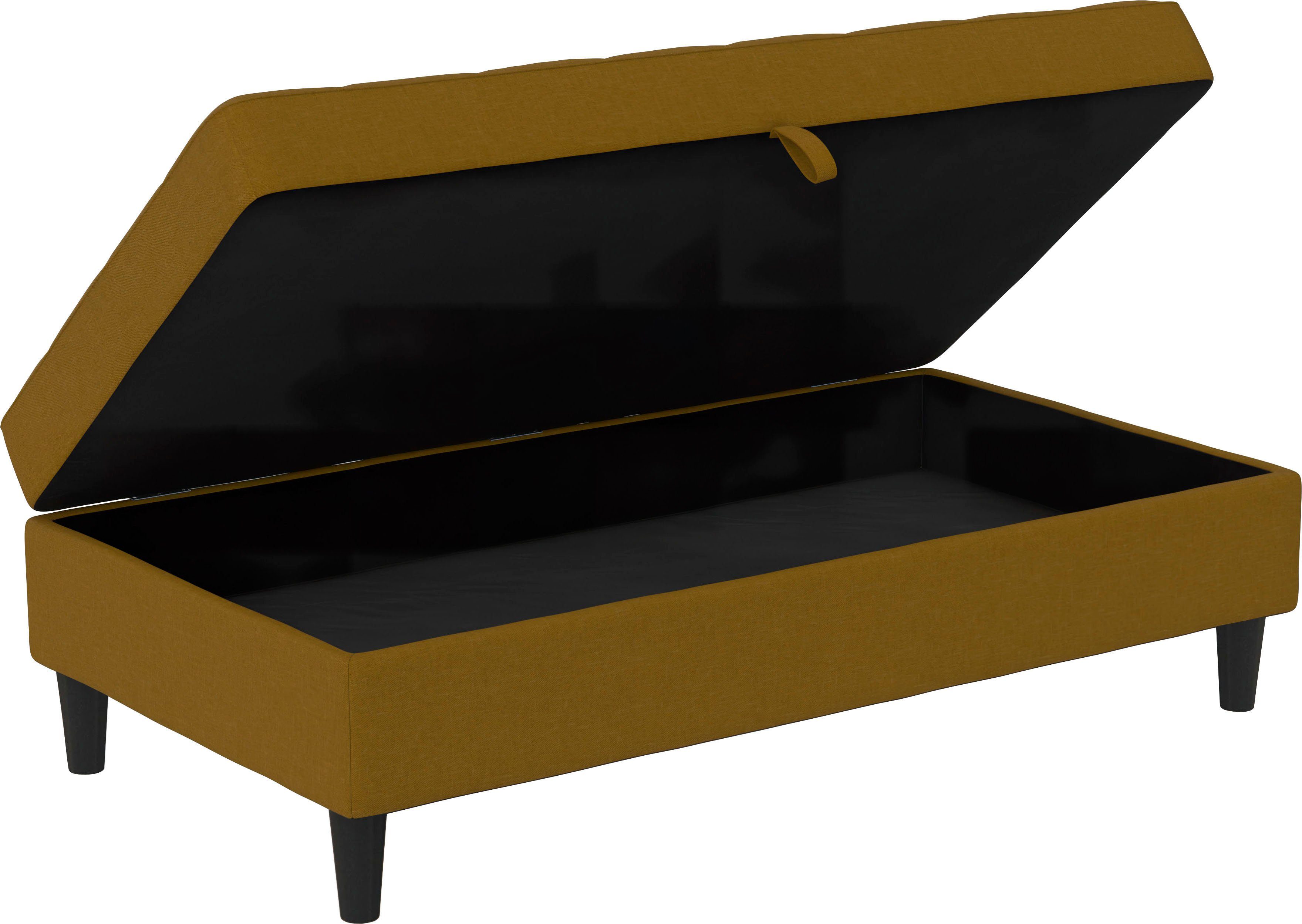 Dorel Home Hocker met bergruimte Presley Hocker met bergruimte, vrij plaatsbaar, zithoogte 43 cm