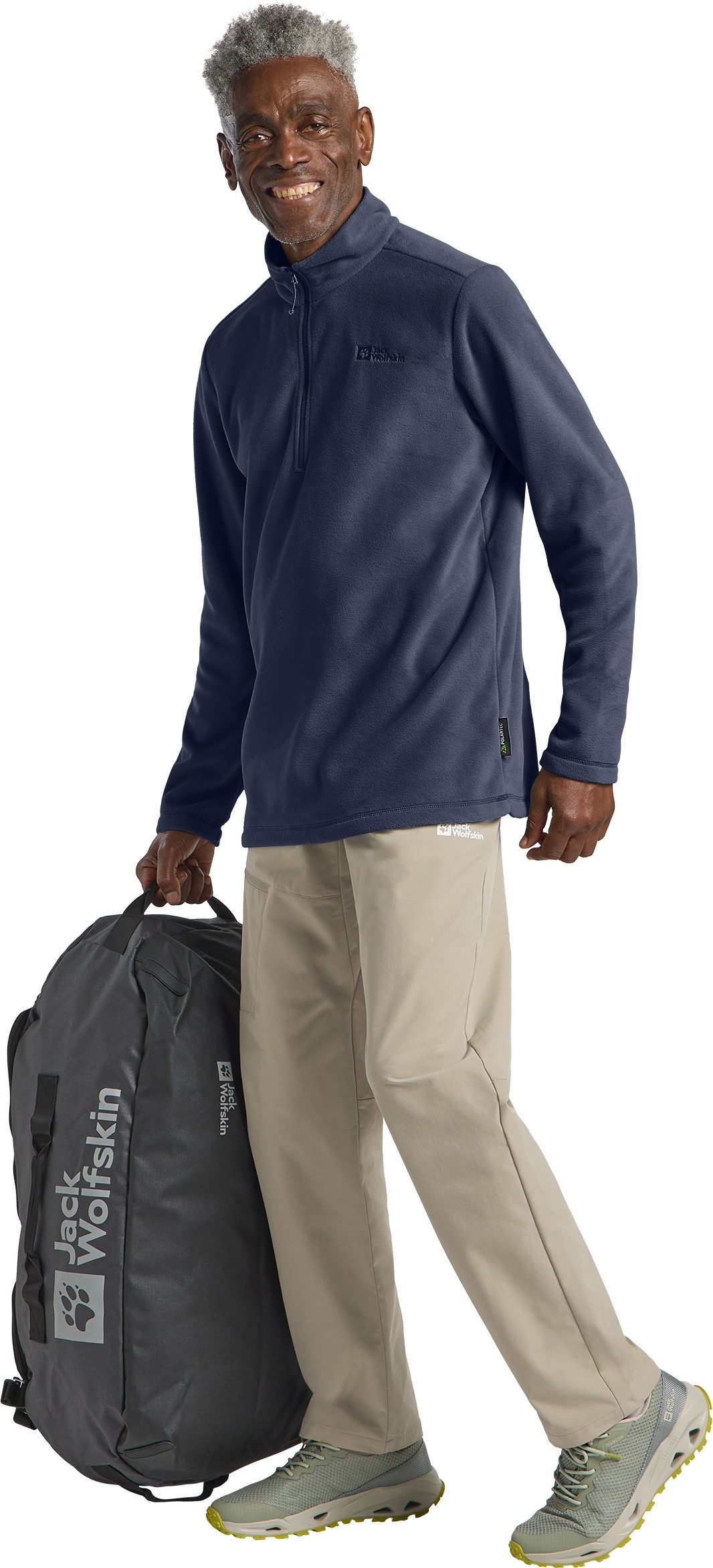 Jack Wolfskin Trui met staande kraag TAUNUS HZ M