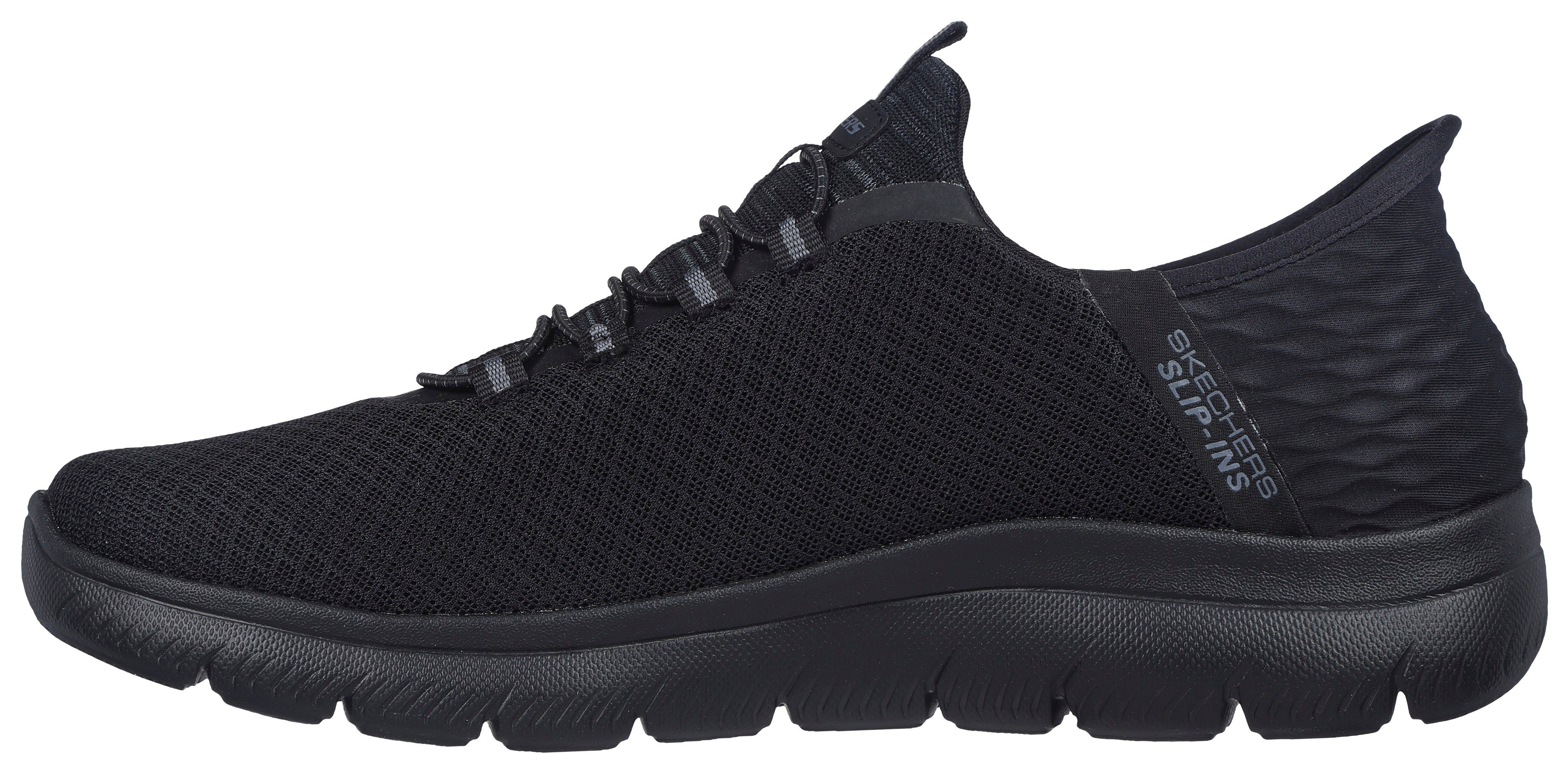 Skechers Slip-on sneakers SUMMITS-HIGH RANGE Slipper, vrijetijdsschoen, lage schoen in vegan uitvoering