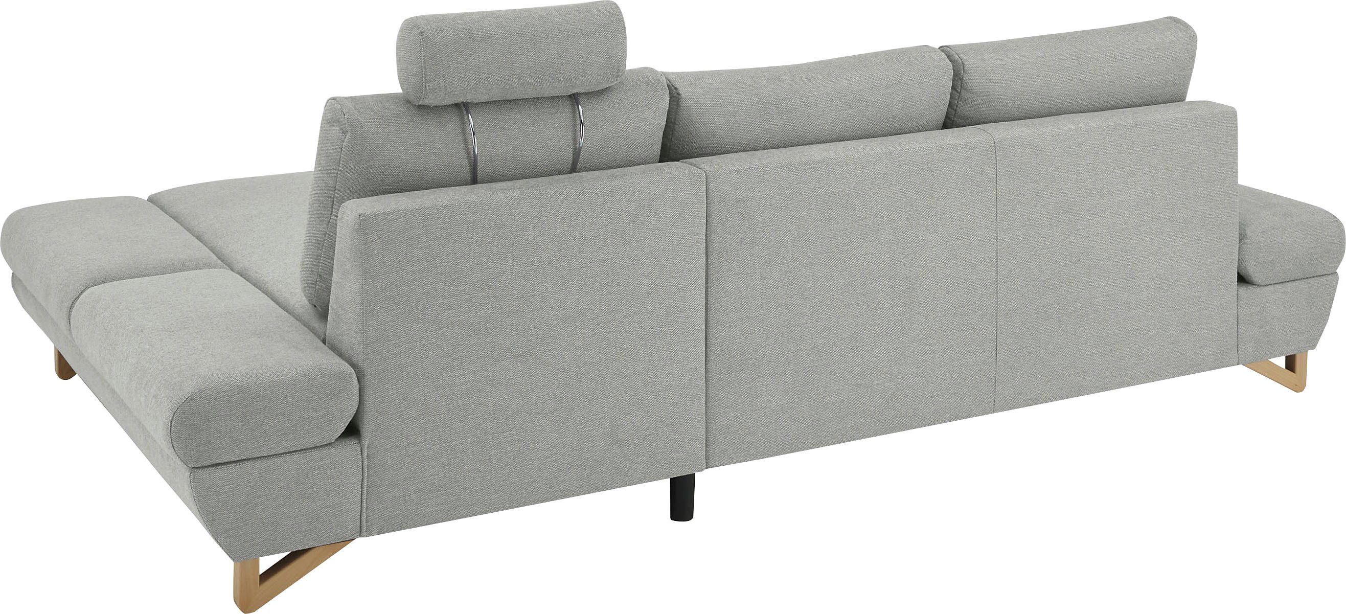 INOSIGN Slaapbank City/Giron comfortabele slaapbank (ligoppervlak 245 x 138 cm) en bedlade