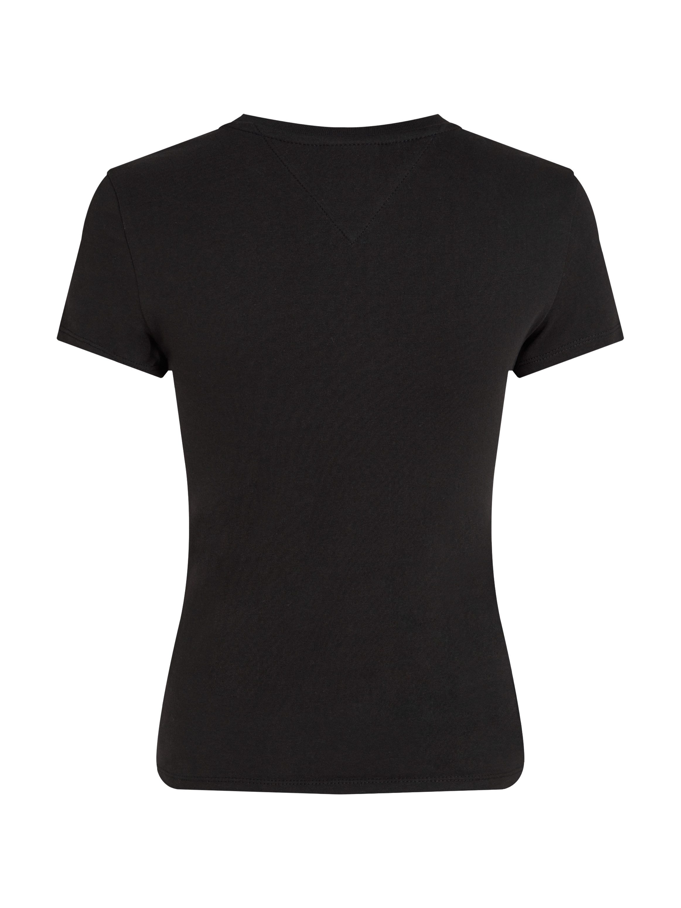 TOMMY JEANS T-shirt Tjw 2Pack Slim Linear Tee met logo-opdruk in effen kleur (Set van 2)