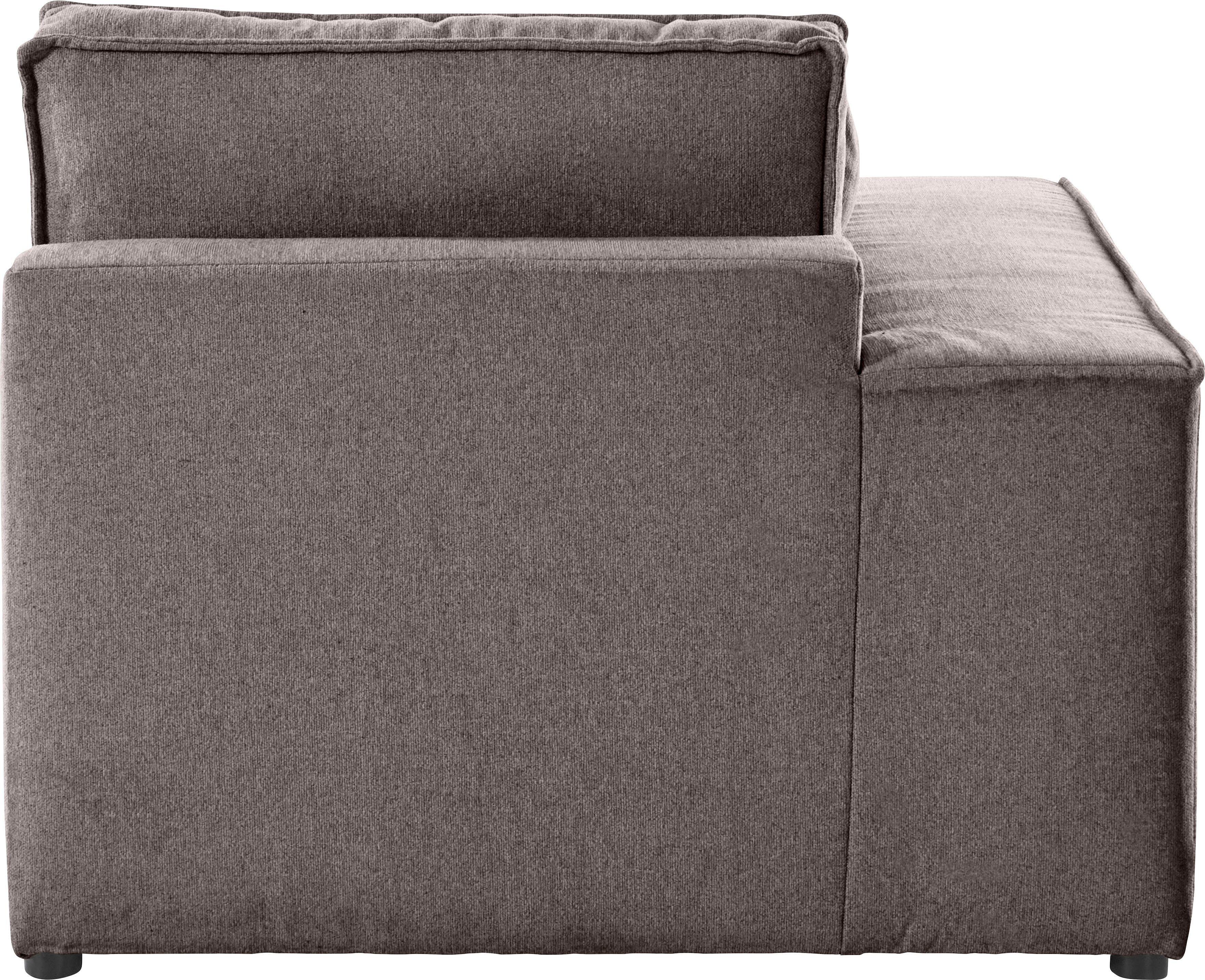 RAUM.ID Sofaelement Florid als deel van een modulaire bank, stevig zitcomfort, ook in cord