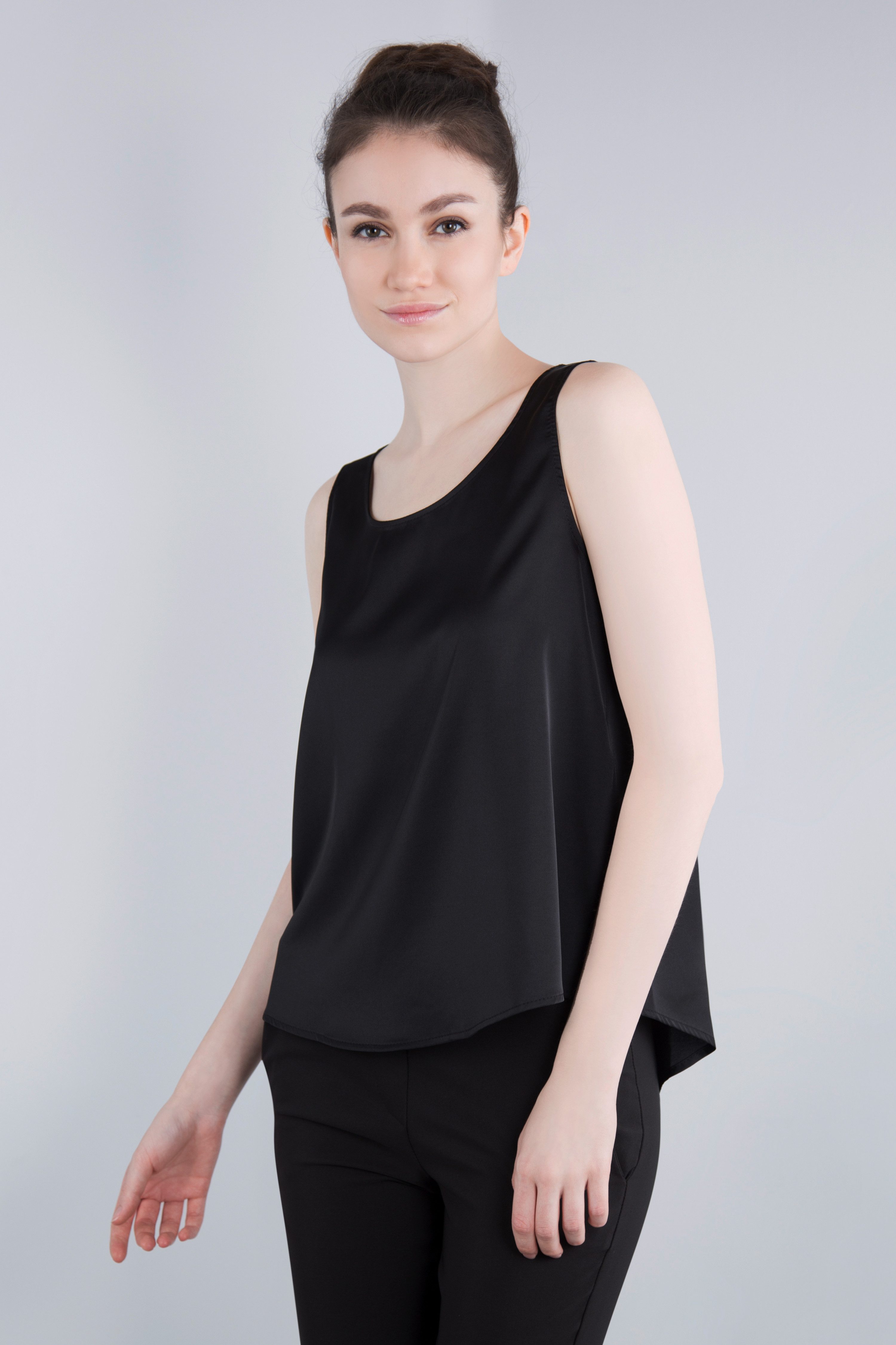 IMPERIAL Top in glanzende satijnkwaliteit