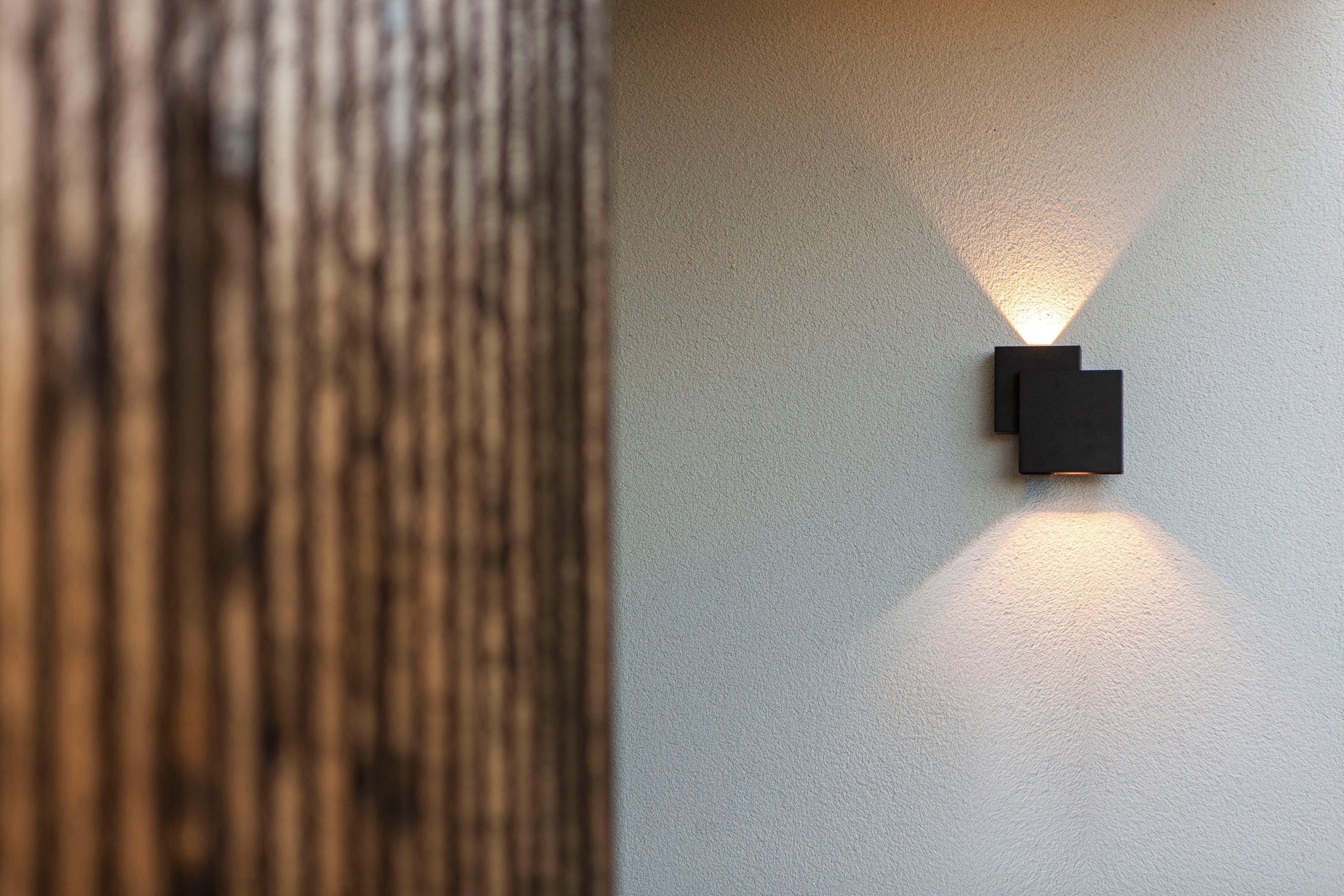 LUTEC Ledplafondlamp voor buiten Rialto uniek design, direct & indirect licht (1 stuk)