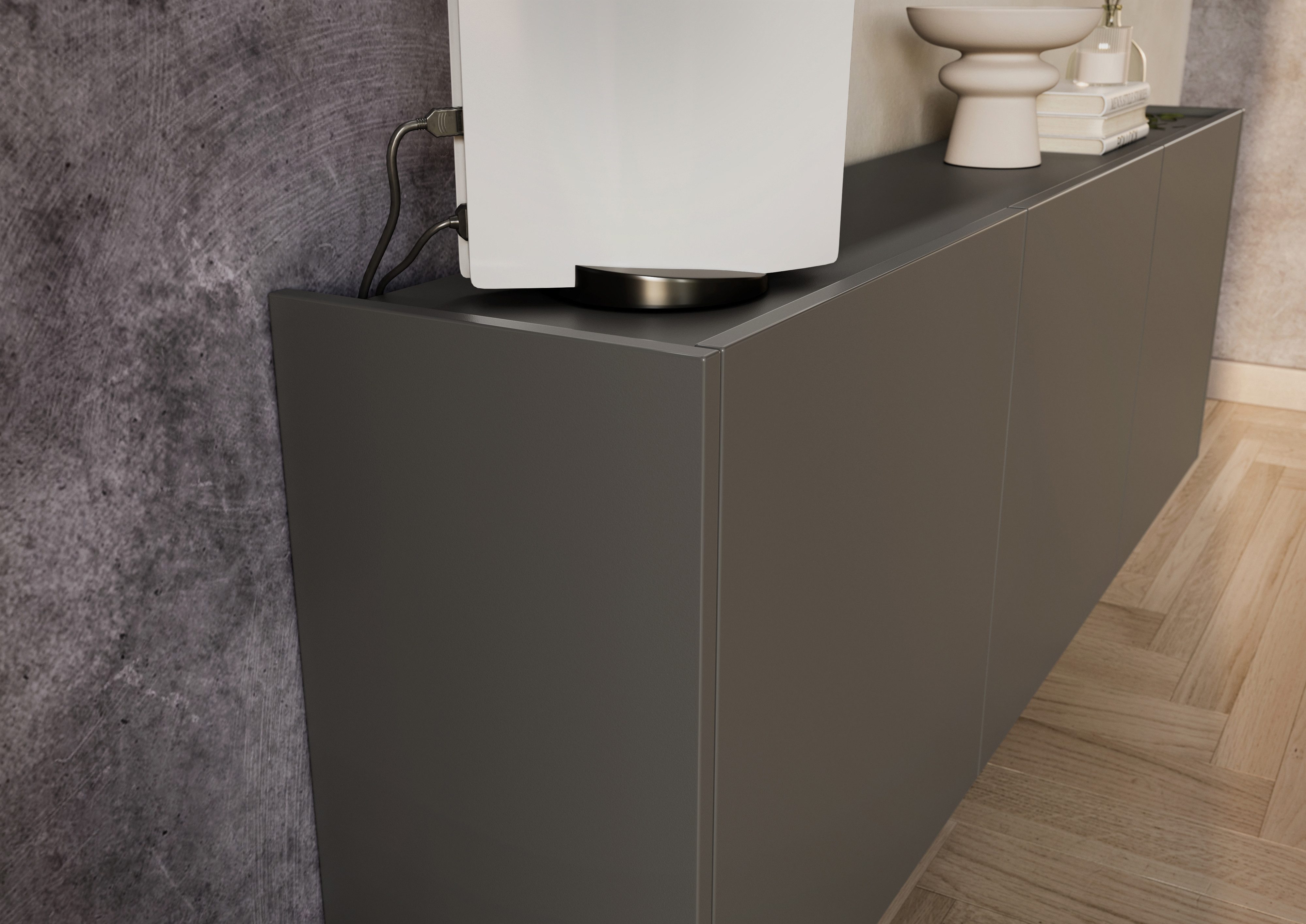 GERMANIA Multifunctionele kast Libbiano met balkonlook