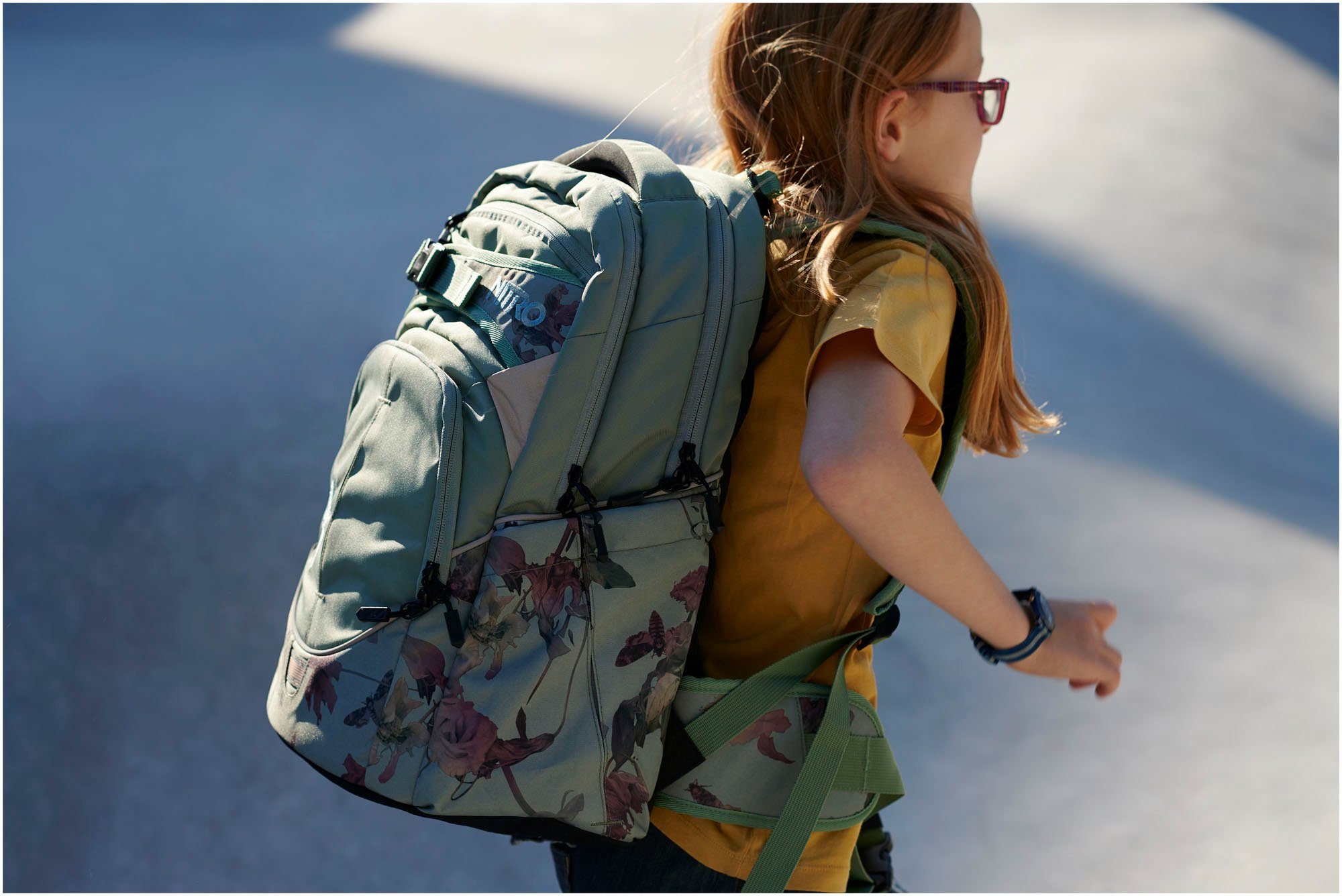 NITRO Schoolrugzak Superhero Rugzak voor school en vrijetijd