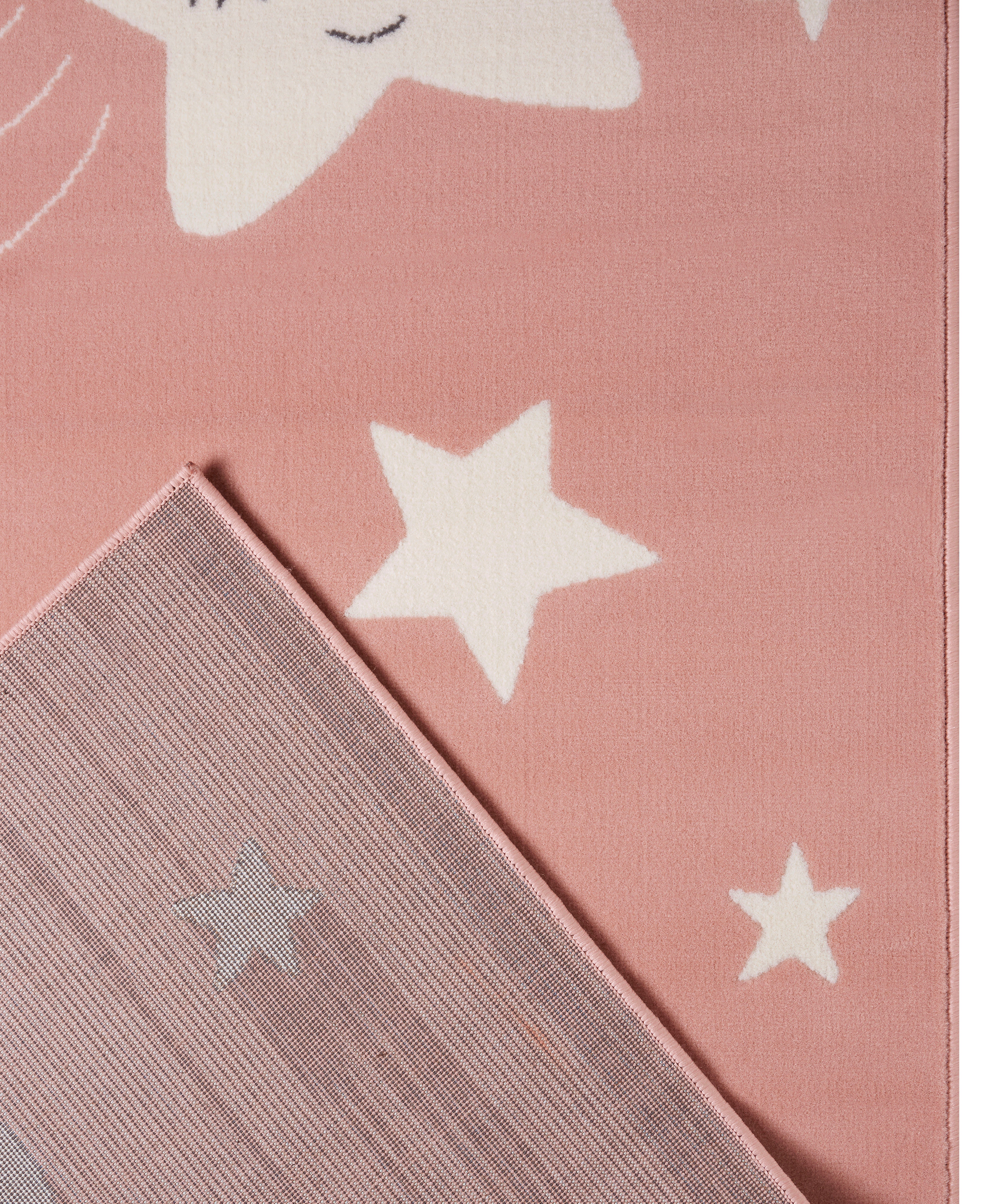 HANSE Home Kindervloerkleed Stardust Sterrenstof, korte pool, kinderkamer, slijtvast, gemakkelijk in onderhoud