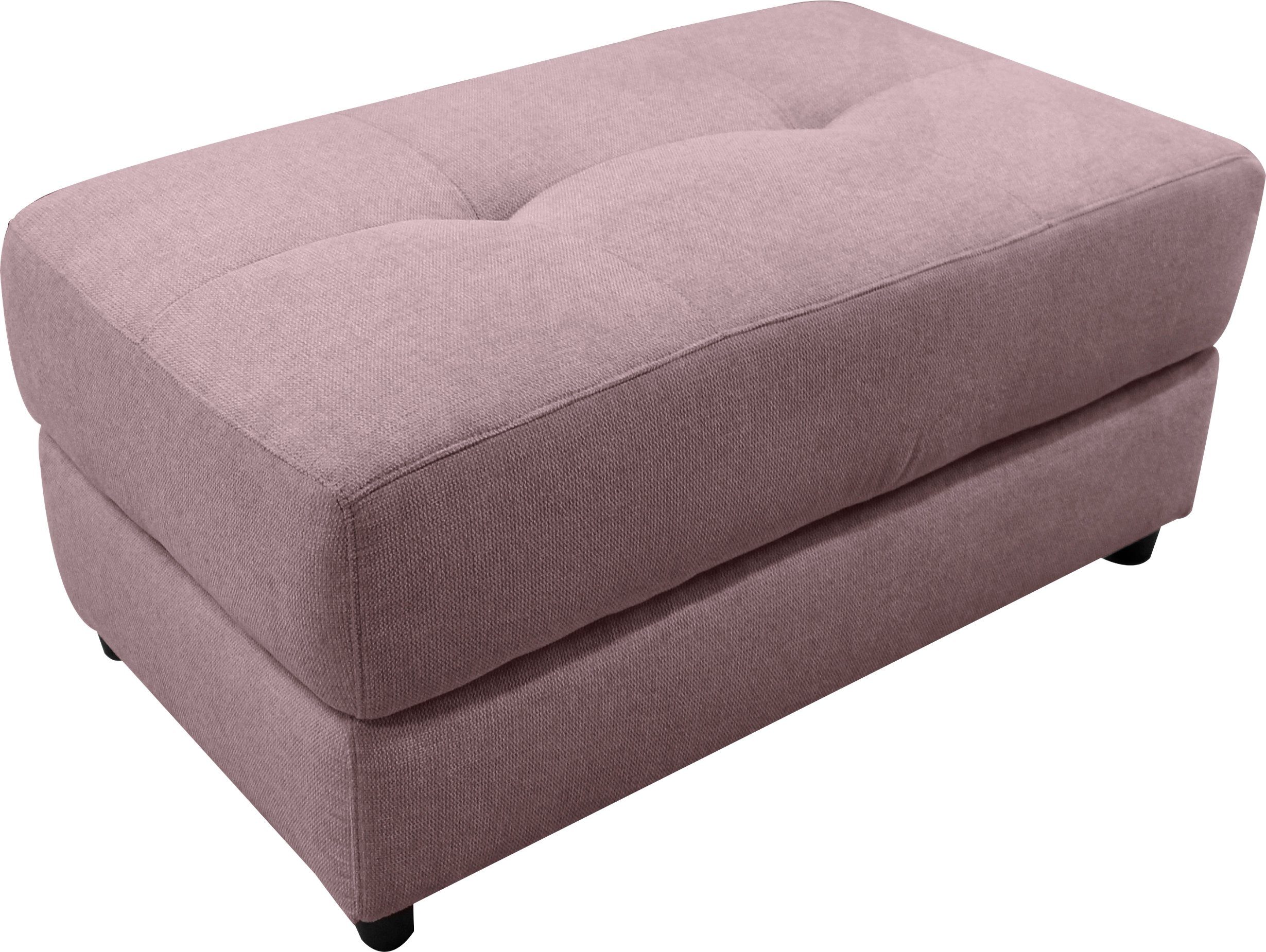 Home affaire Hocker Sentrano + Kilado in 4 hoogwaardige stofkwaliteiten te bestellen, met comfortabe